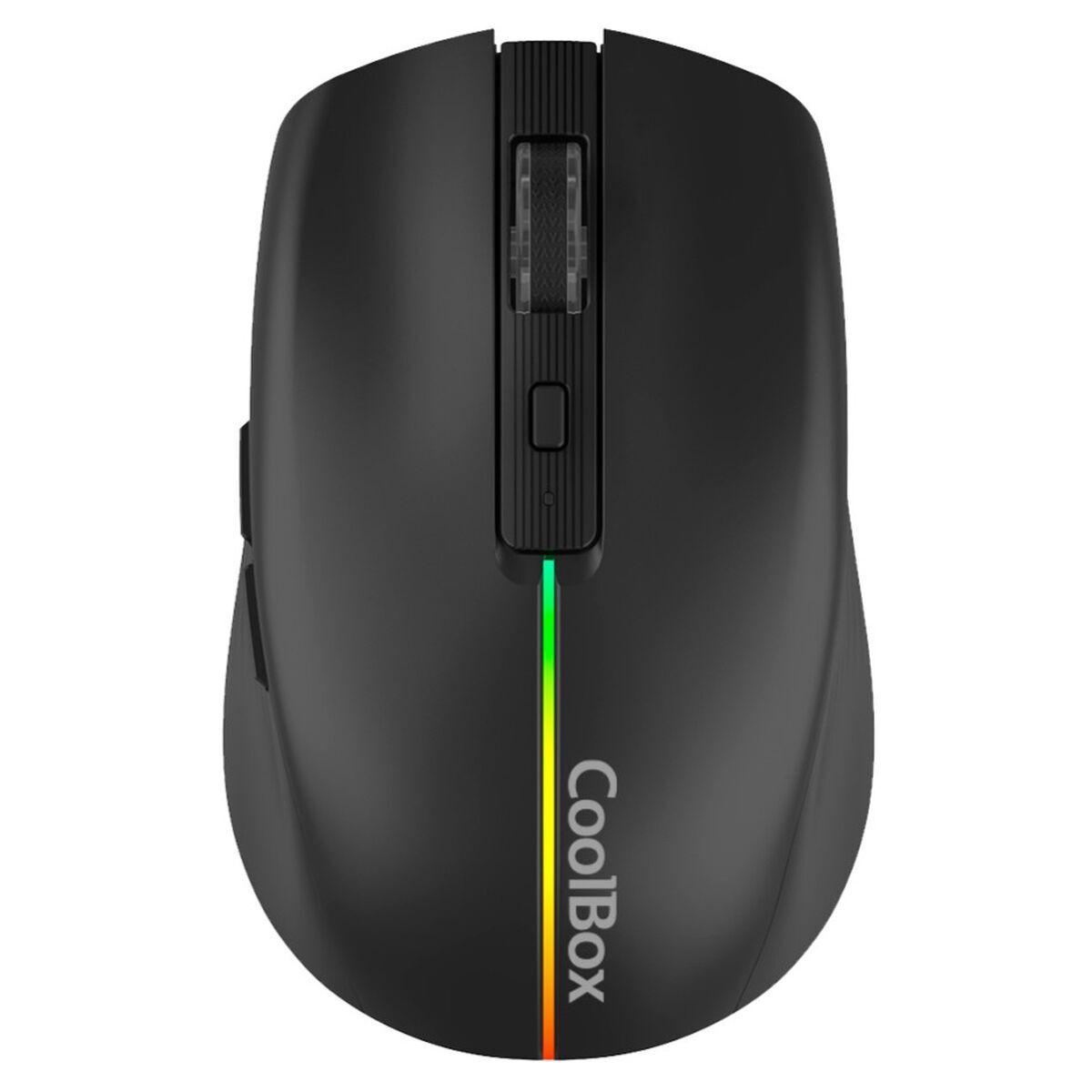 Ratón Inalámbrico CoolBox COO-MOU-W01-B Negro 1600 dpi