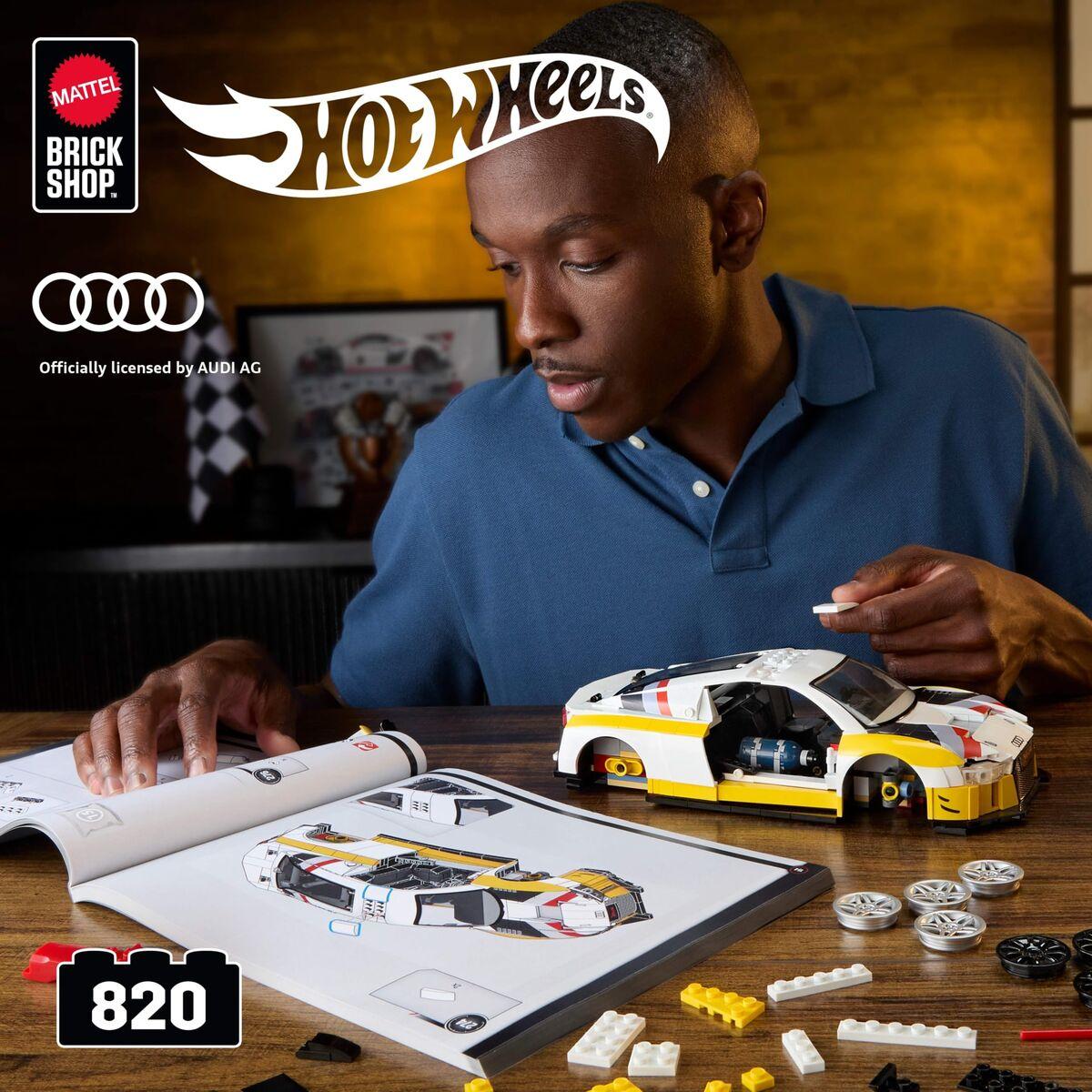 Juego de Construcción Hot Wheels Collector Elite Audi R8 LMS 820 Piezas