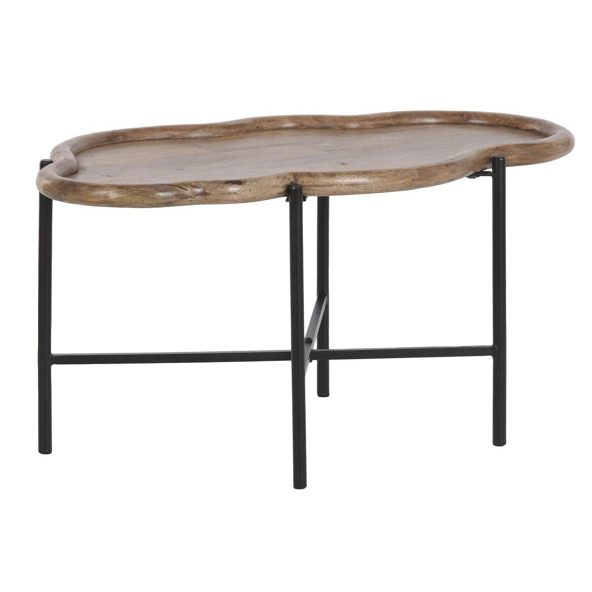 Mesa auxiliar Home ESPRIT Marrón Negro 88 X 49 X 42 CM