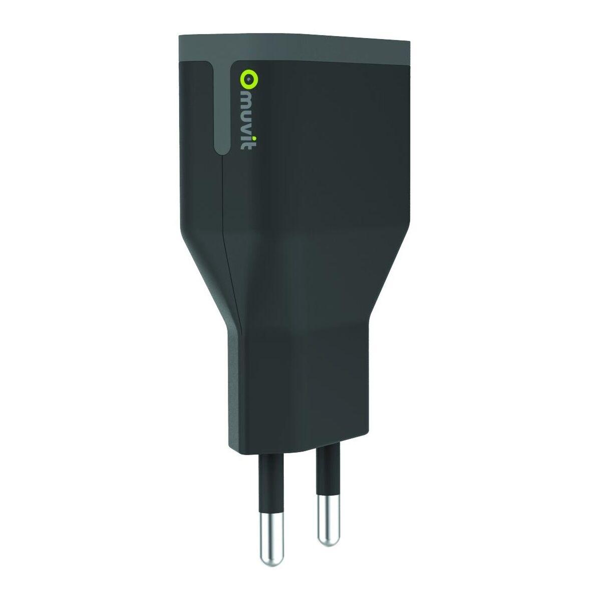 Cargador de Pared Muvit MUACC0157 Negro