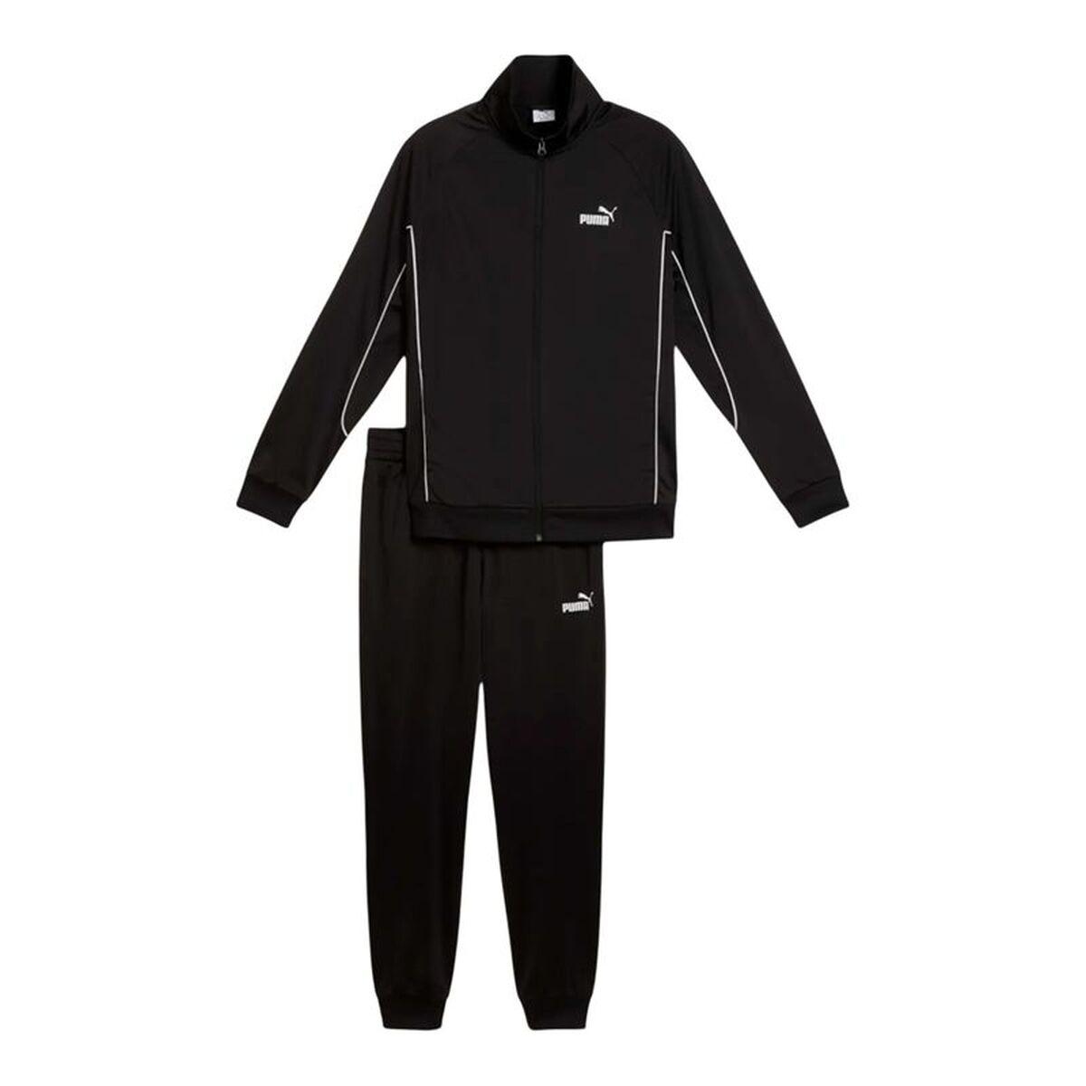 Chándal para Adultos Puma Poly Piping Sui Negro Hombre