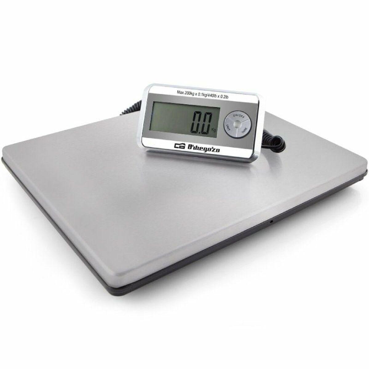 Báscula de Cocina Orbegozo PC 5500 Negro Plateado 200 kg