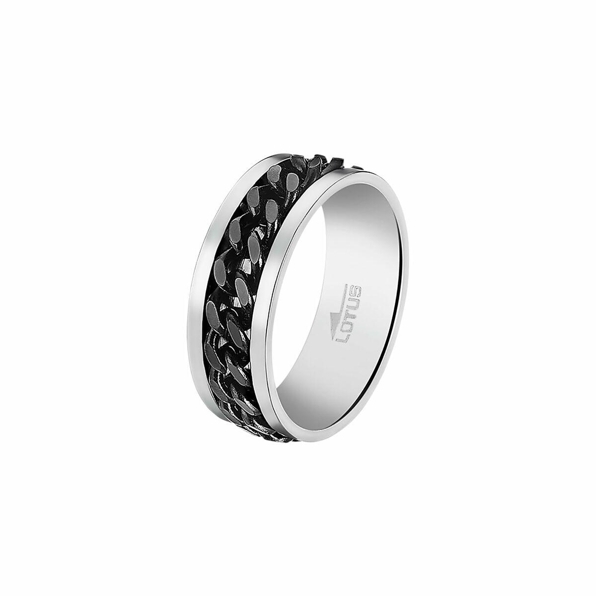 Anillo Hombre Lotus LS2394-3/224 Plateado Negro 24