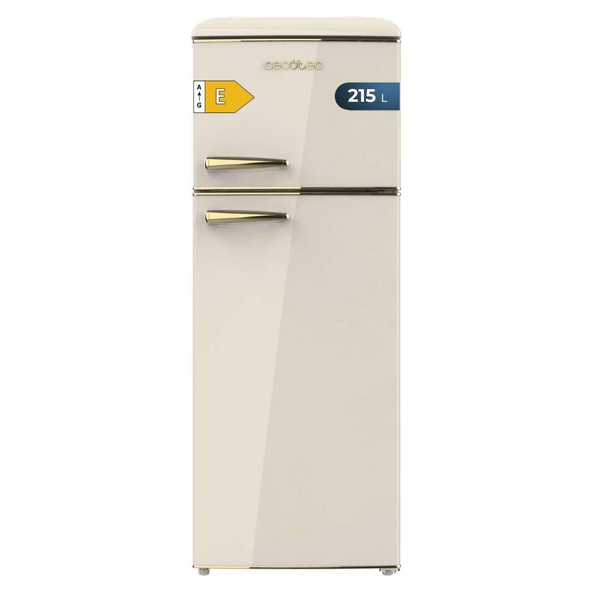 Cecotec frigorífico combinado beige 215 L Bolero CoolMarket 2D Origin 215 E