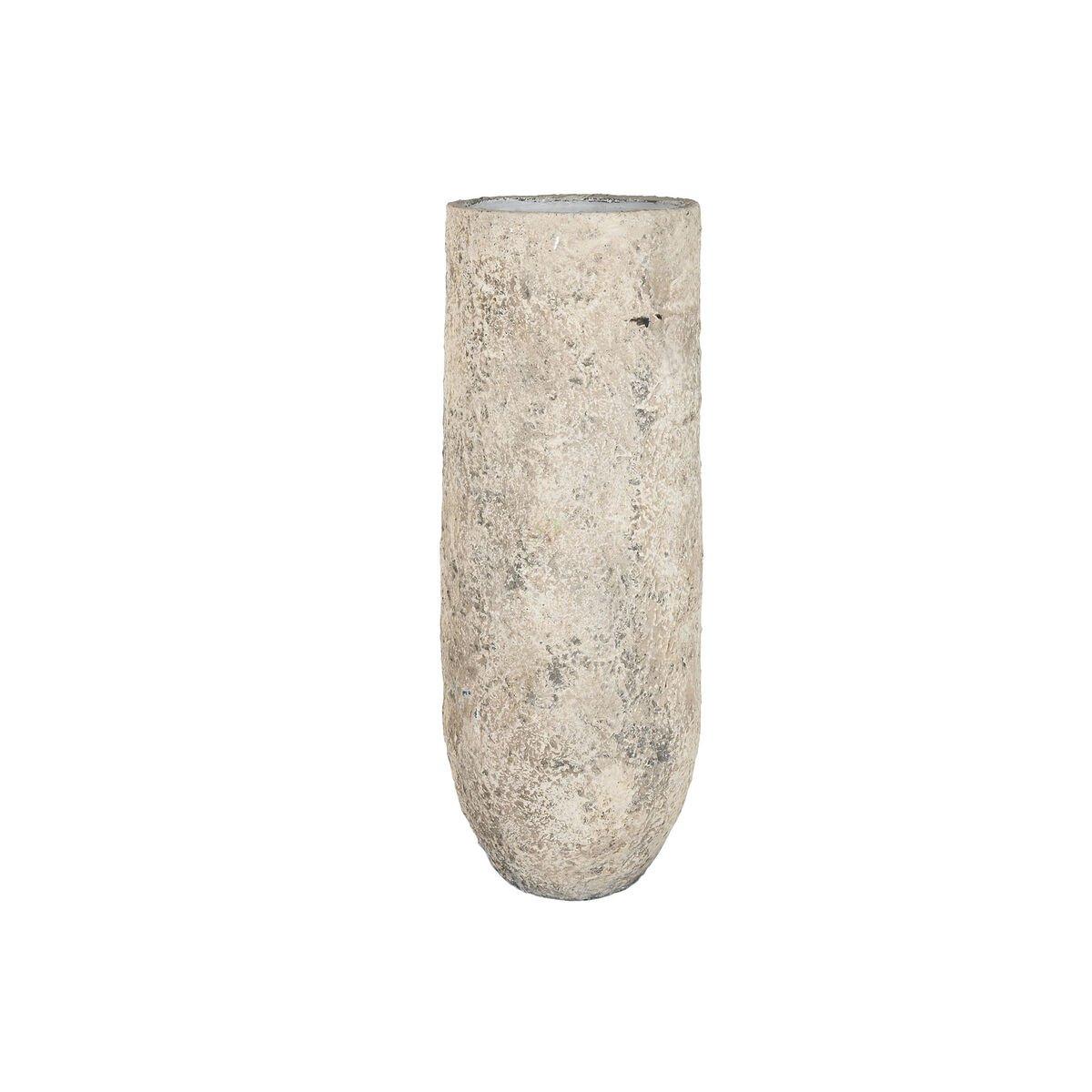 Jarrón Home ESPRIT Gris Terracota