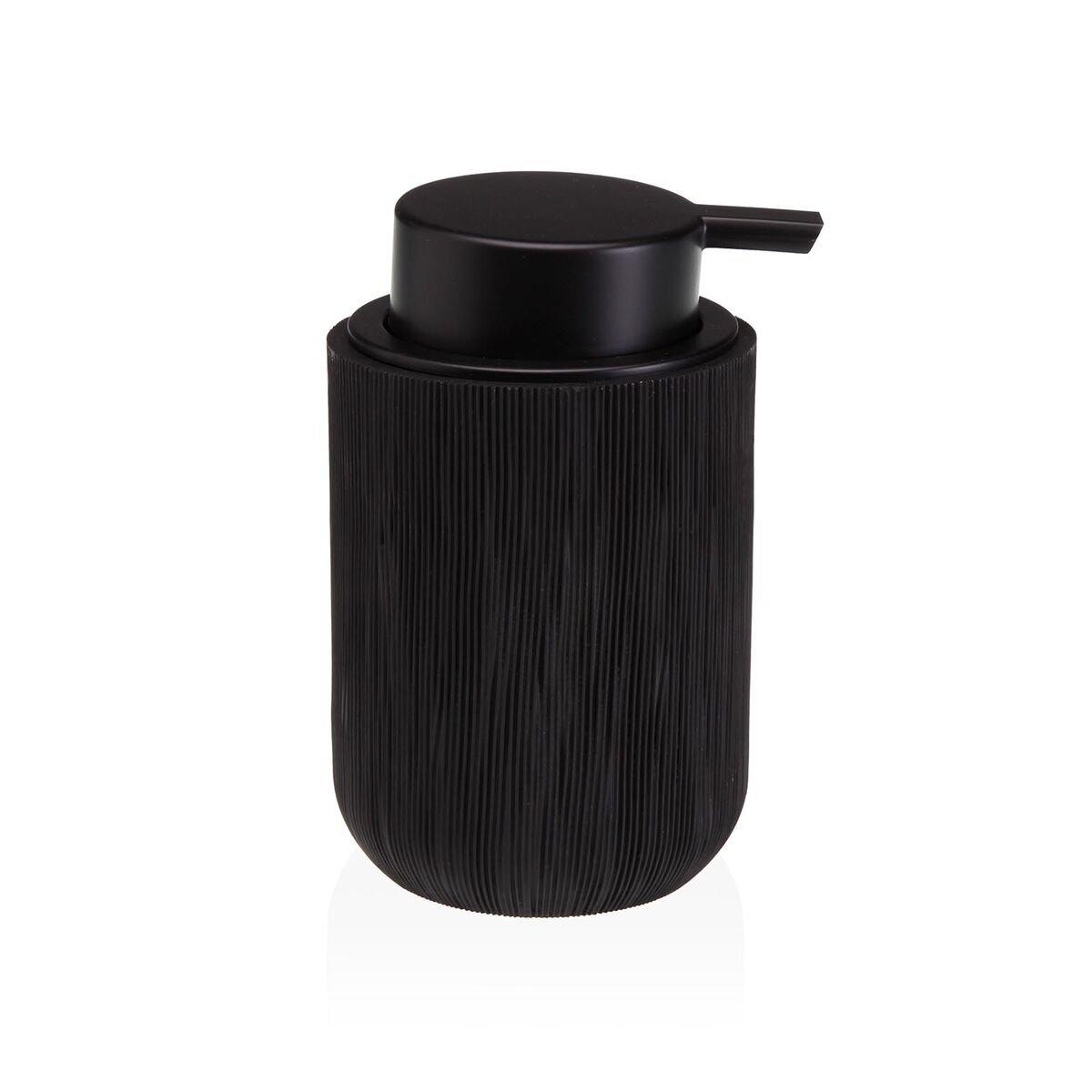 Dispensador de Jabón Versa Negro Resina ABS 8 x 13 x 8 cm