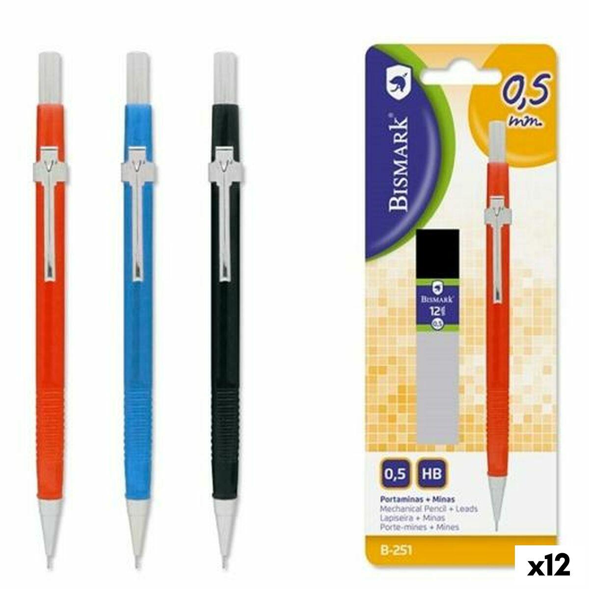 Portaminas Bismark Multicolor 0,5 mm (12 Unidades)