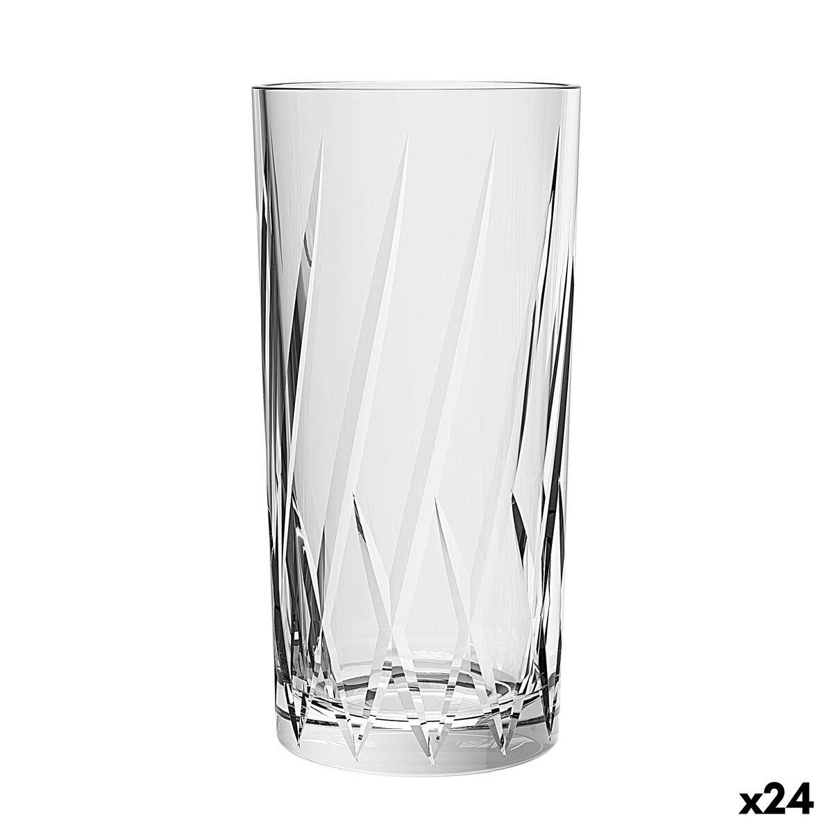 Vaso La Mediterránea Phasai nossa Transparente Vidrio 460 ml (24 Unidades)