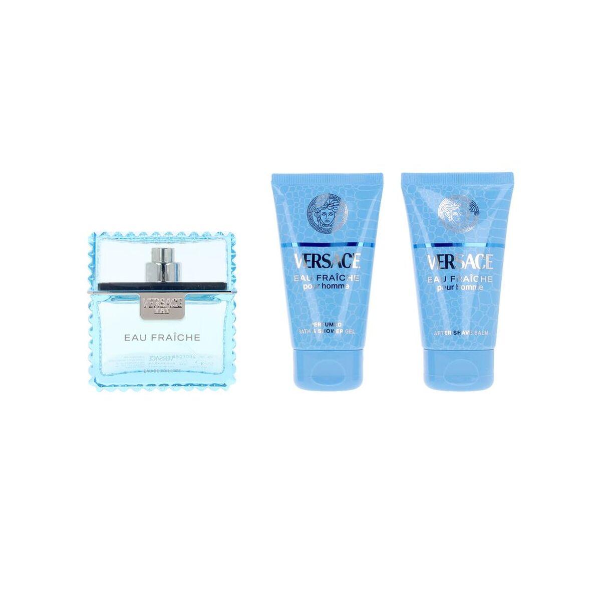Set de Perfume Hombre Versace EAU FRAICHE MAN 3 Piezas