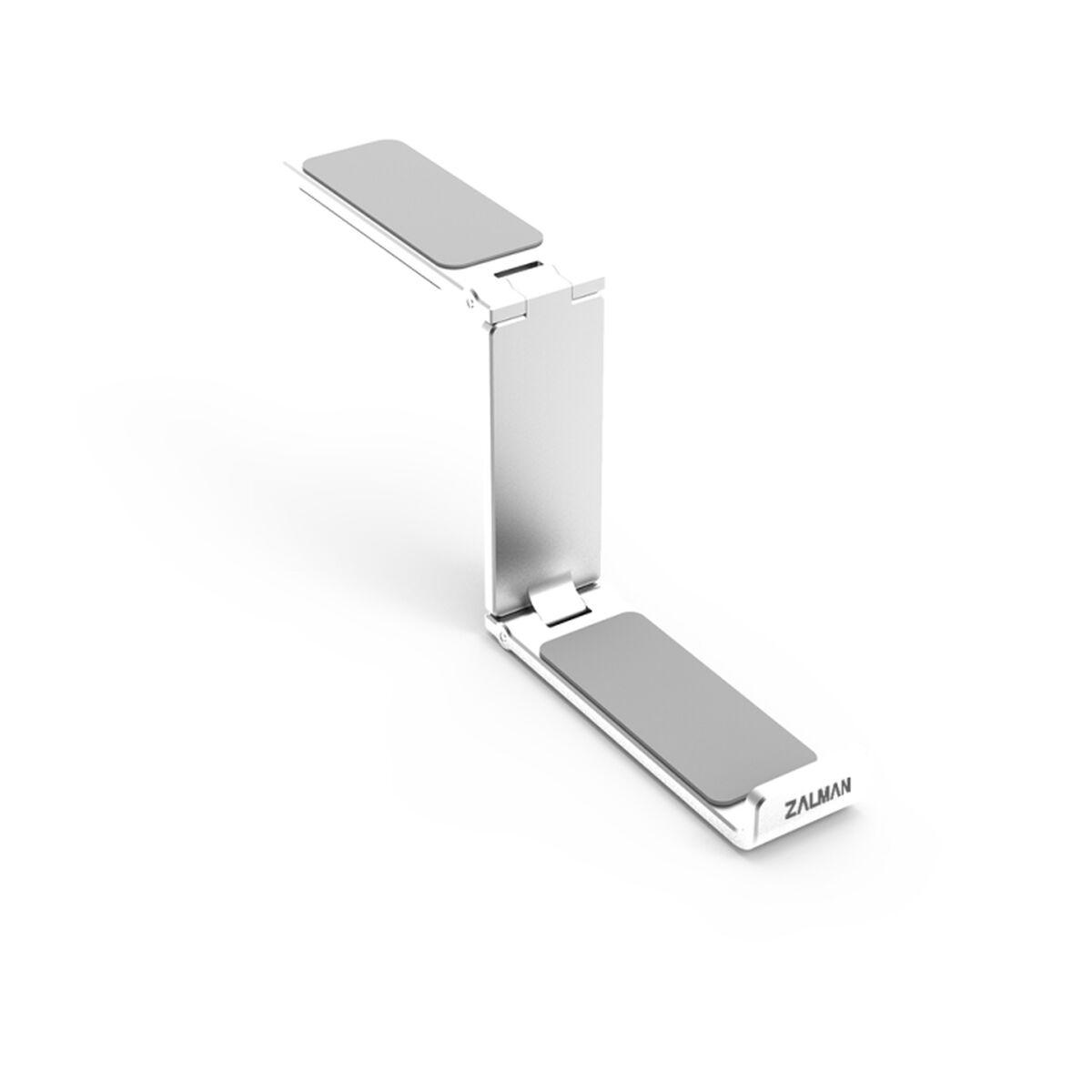 Soporte auriculares Zalman ZM-FH10 SV Plata Aluminio