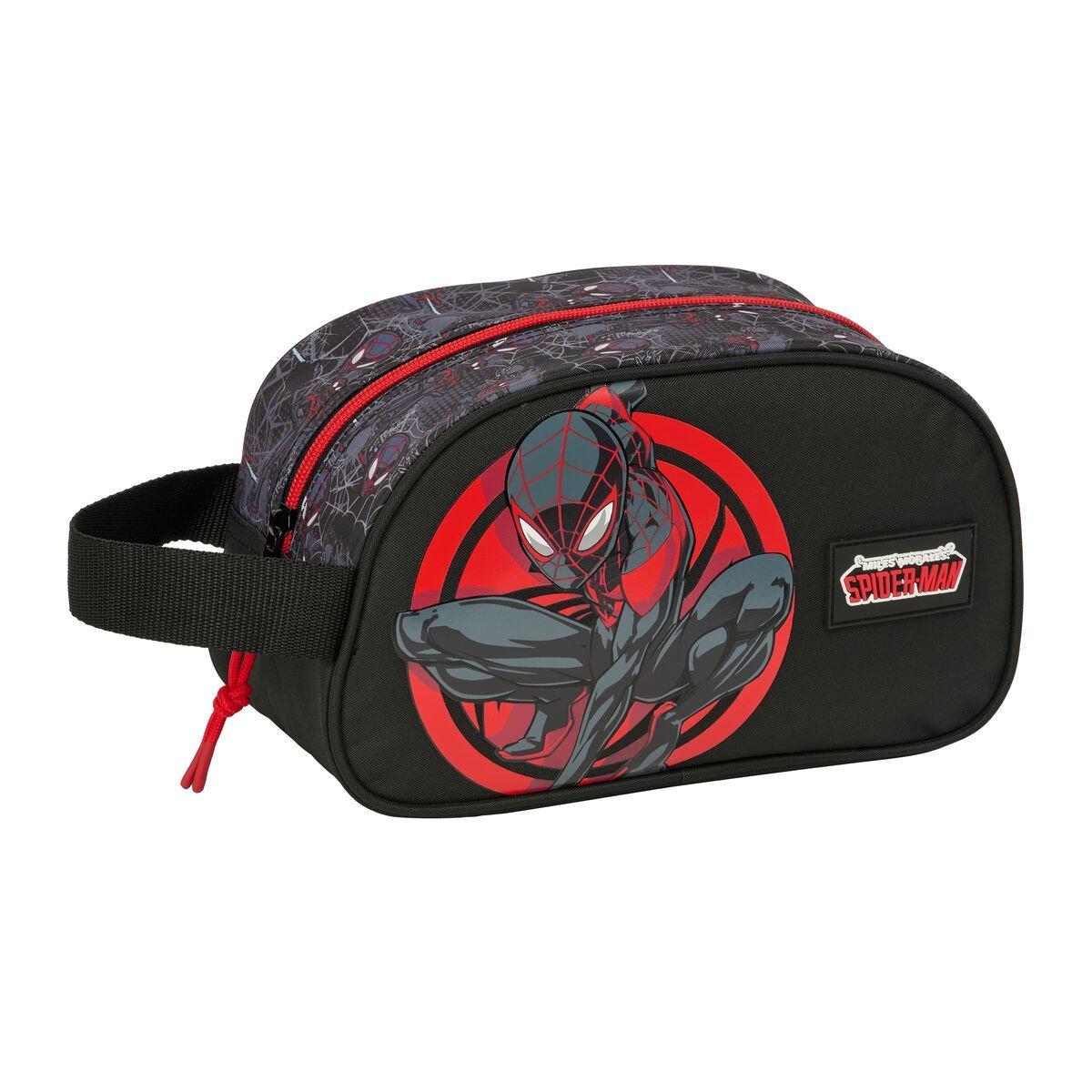 Neceser de Viaje Spider-Man Negro 26 x 15 x 12 cm