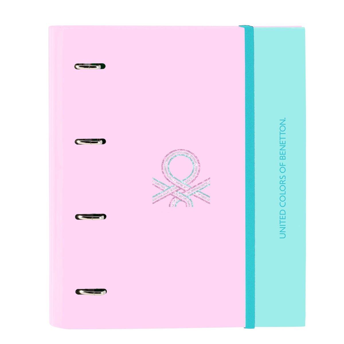 Carpeta de anillas Benetton Dolce Multicolor 27 x 32 x 3.5 cm