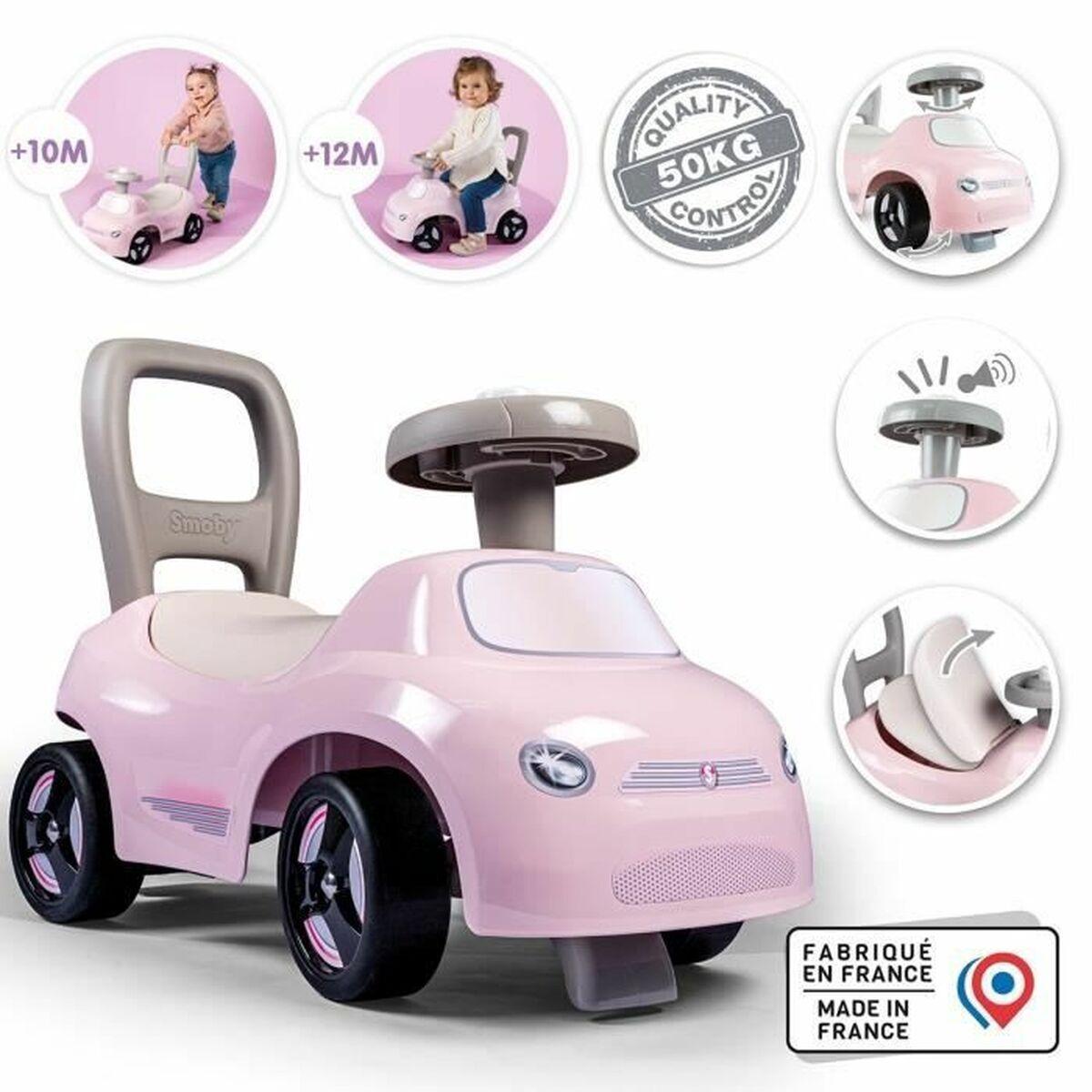 Correpasillos Smoby Negro Rosa 2 en 1