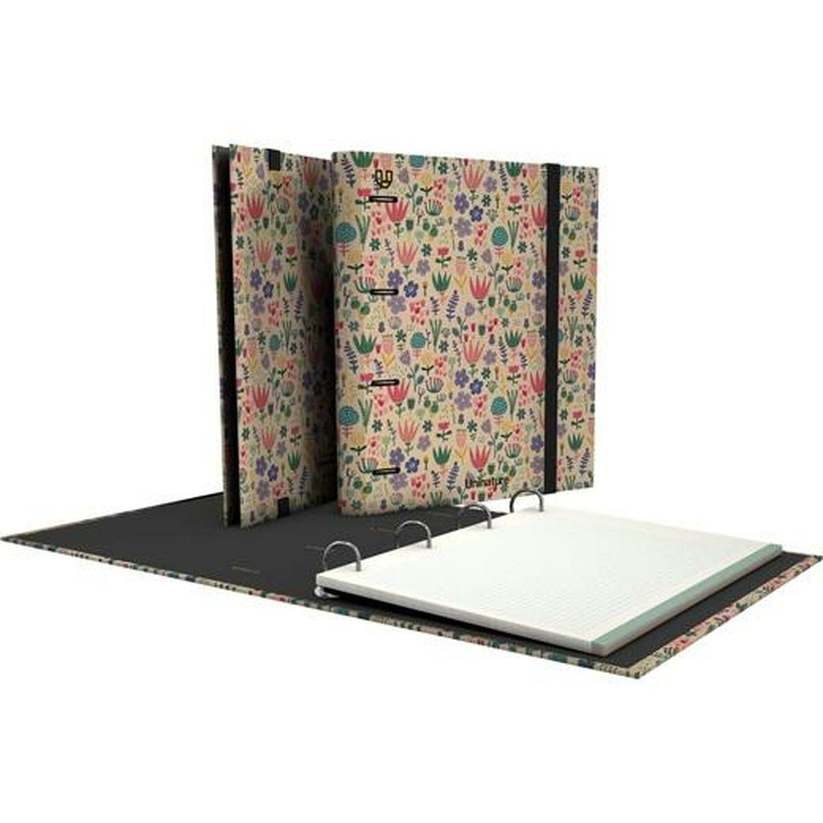 Carpeta de anillas Unipapel UNINATURE HOLANDA Multicolor A4