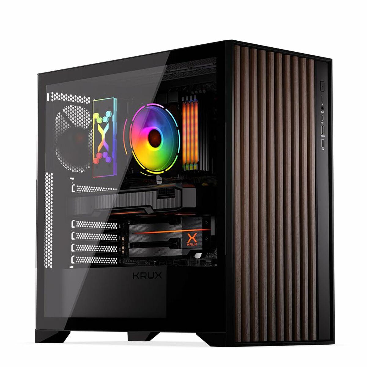 Caja Semitorre ATX Krux KRXD008 Negro