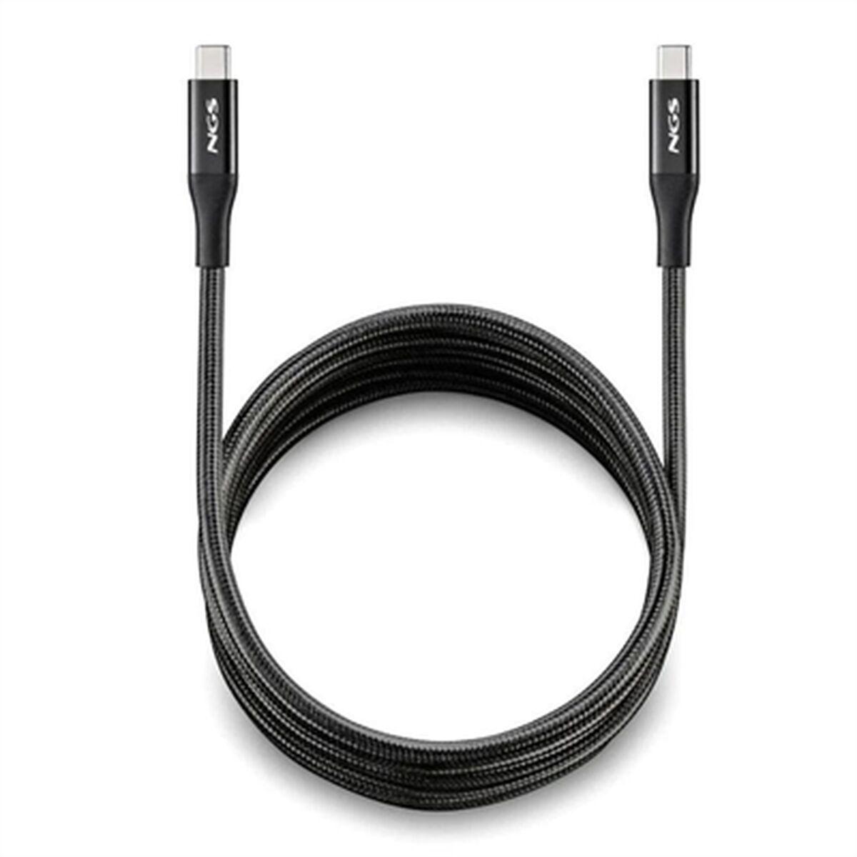 Cable USB-C NGS KNOT240W-2 Negro 2 m