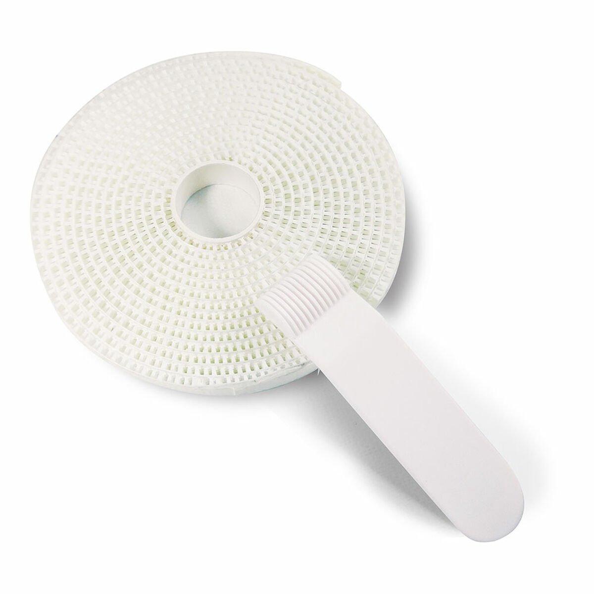 Cinta Adhesiva IRS Blanco Mosquitera 500 cm Aluminio Fibra de Vidrio (2 Unidades)
