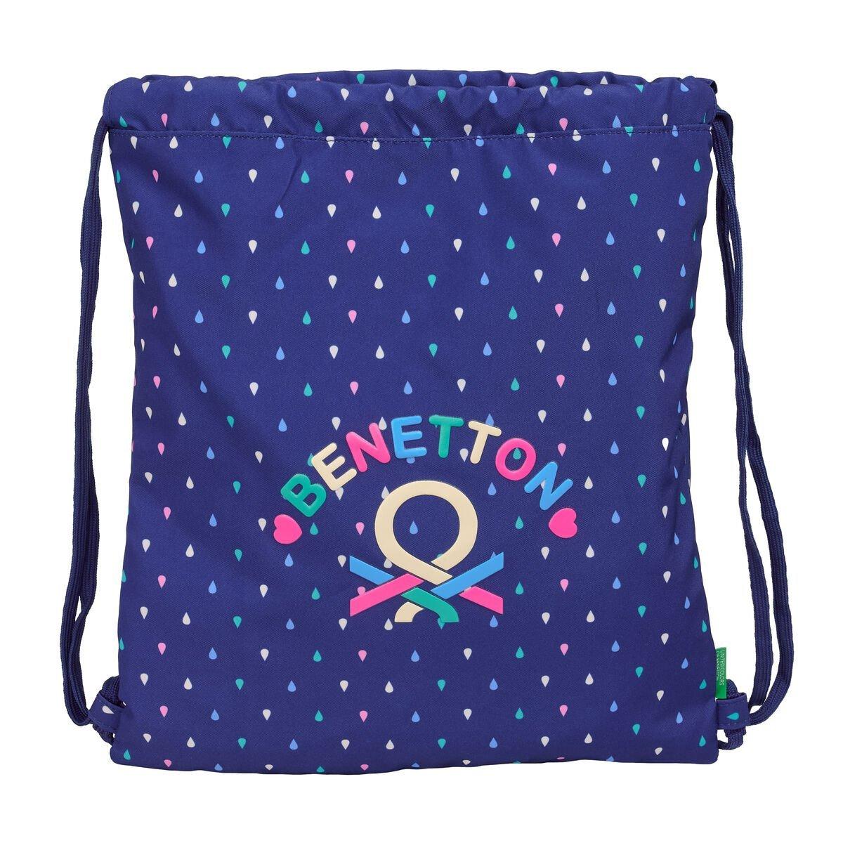 Bolsa Mochila con Cuerdas Benetton Drop Multicolor 35 x 40 x 1 cm