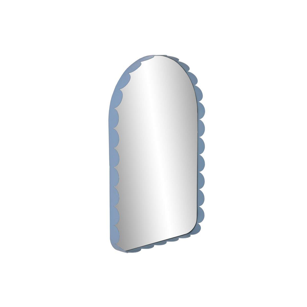Espejo de pared Home ESPRIT Azul Urbano 40 X 4,5 X 60 CM
