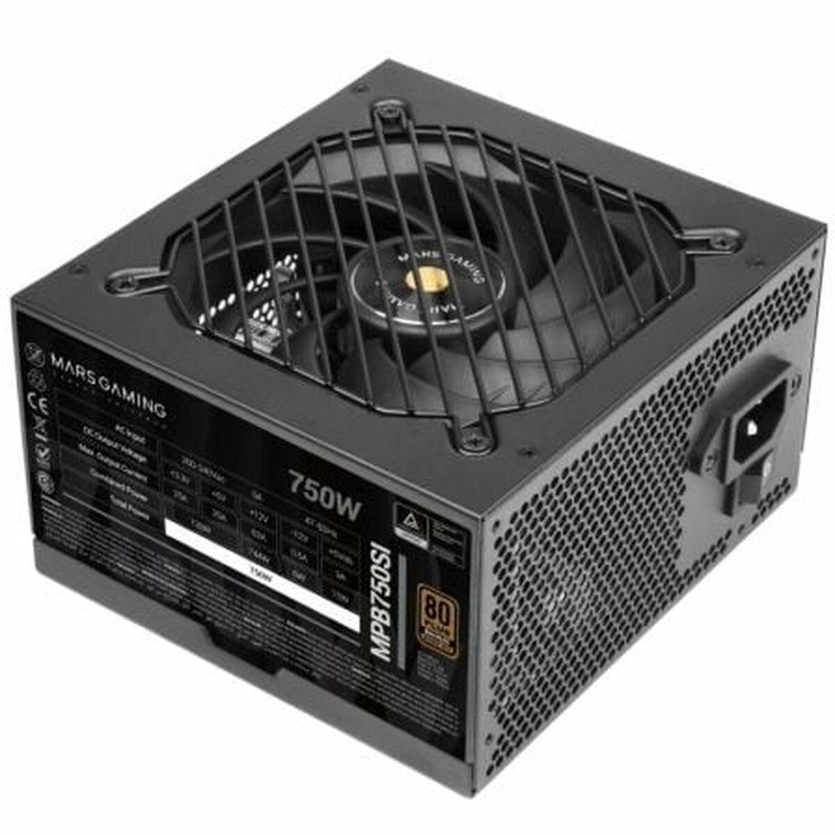Fuente de Alimentación Mars Gaming TACMARS-MPB750SI 750 W 6 W 130 W 80 Plus Bronze
