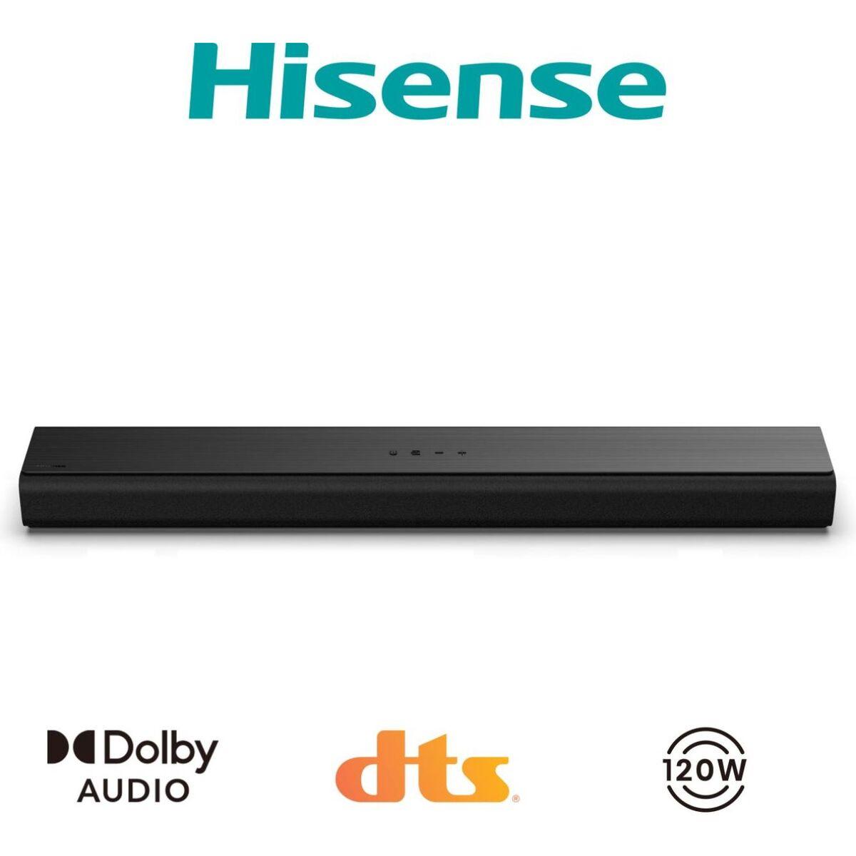 Barra de Sonido Hisense HS1000 120W Negro 120 W