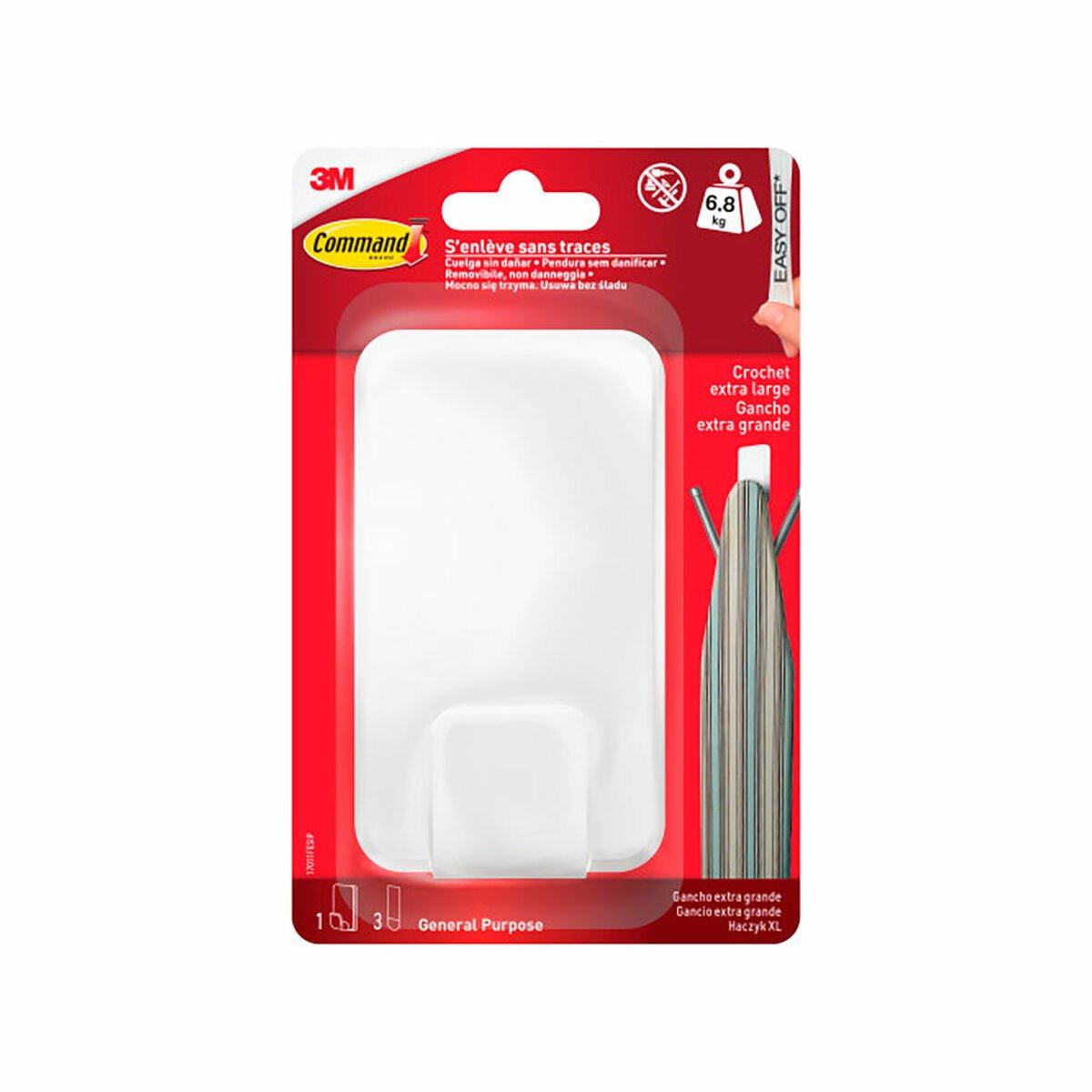 Gancho para colgar 3M 6,8 kg Blanco Plástico (1 unidad)