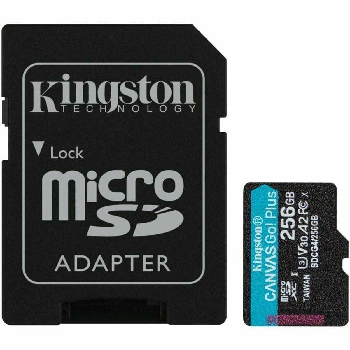 Tarjeta de Memoria Micro SD con Adaptador Kingston SDCG4/256GB 256 GB