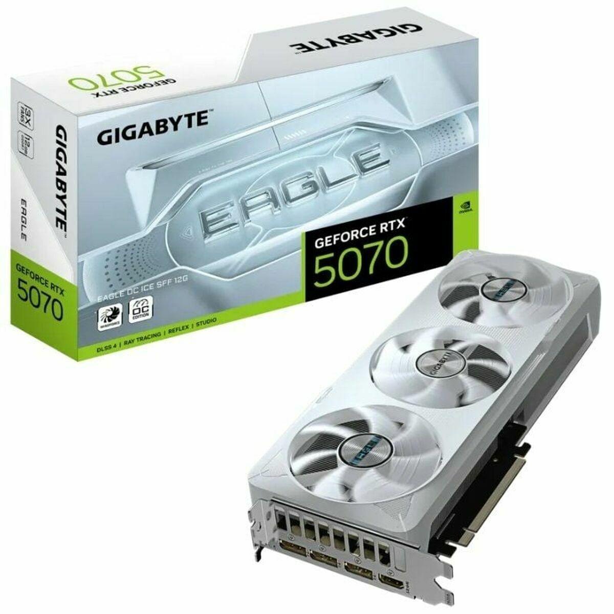 Tarjeta Gráfica Gigabyte GV-N5070EAGLEOC ICE-12GD nvidia geforce rtx 5070 12 GB GDDR6 GDDR7