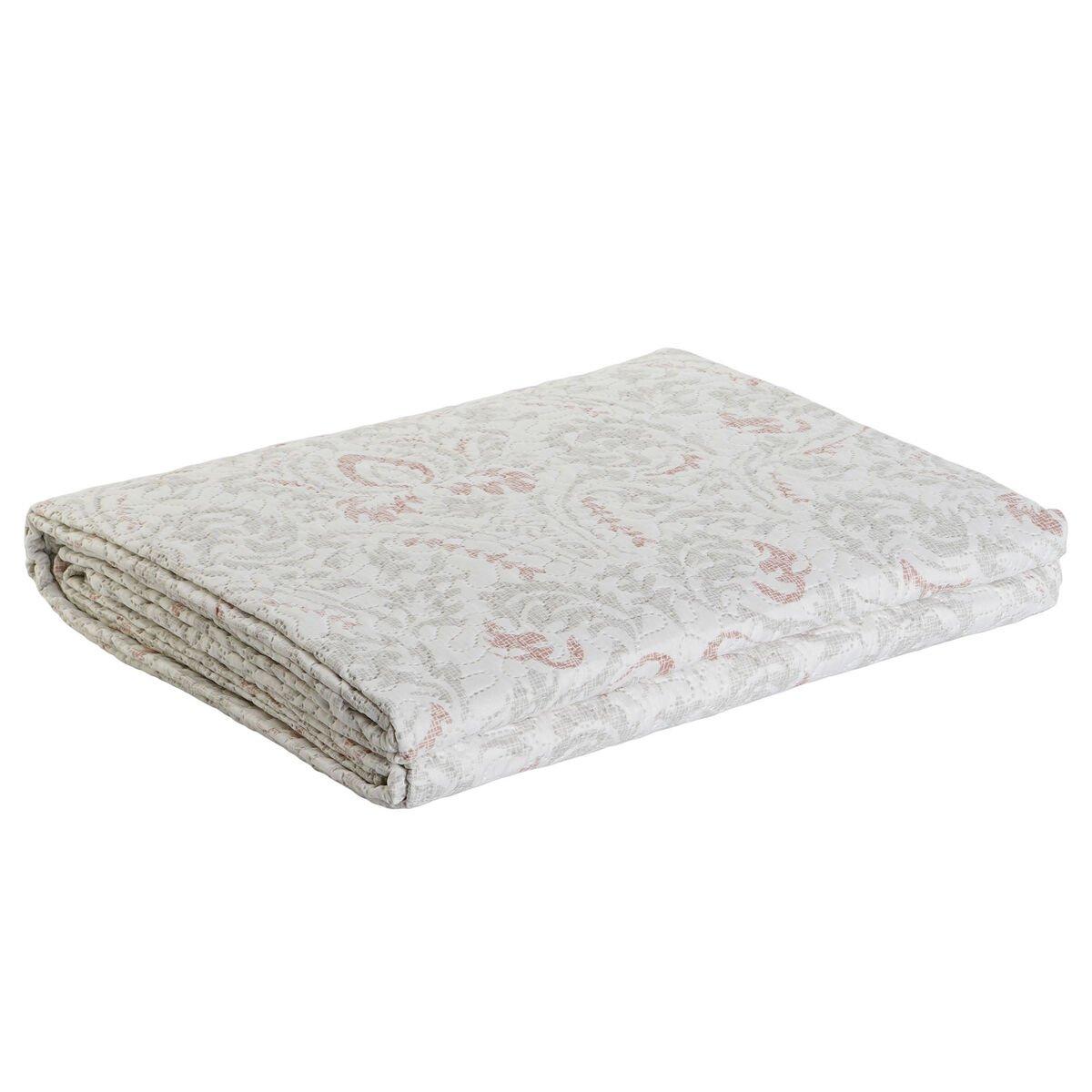 Colcha DKD Home Decor Marrón Beige Cama de 90/105 180 x 260 x 1 cm