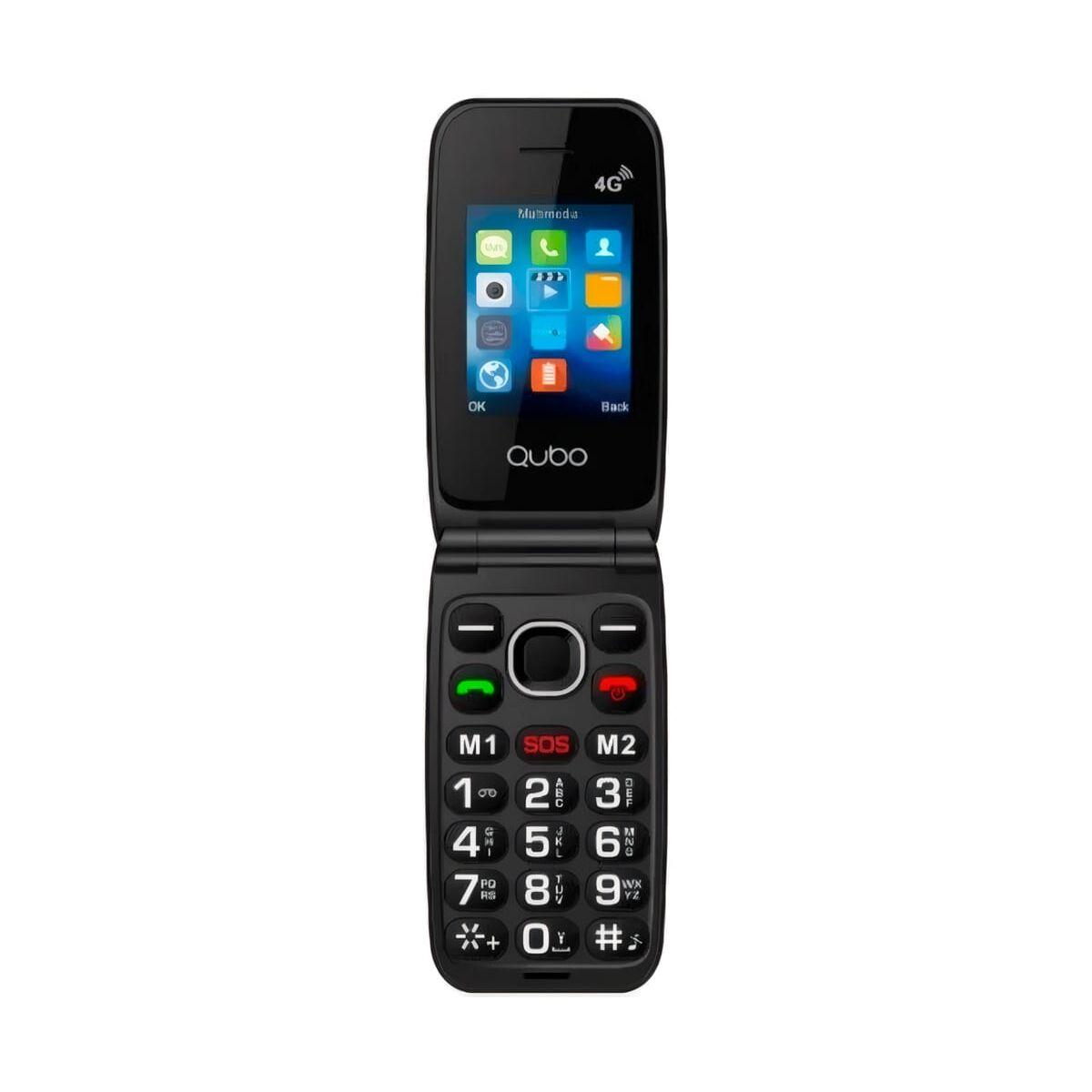 Teléfono Móvil para Mayores Qubo NEO 2 2,4" Negro