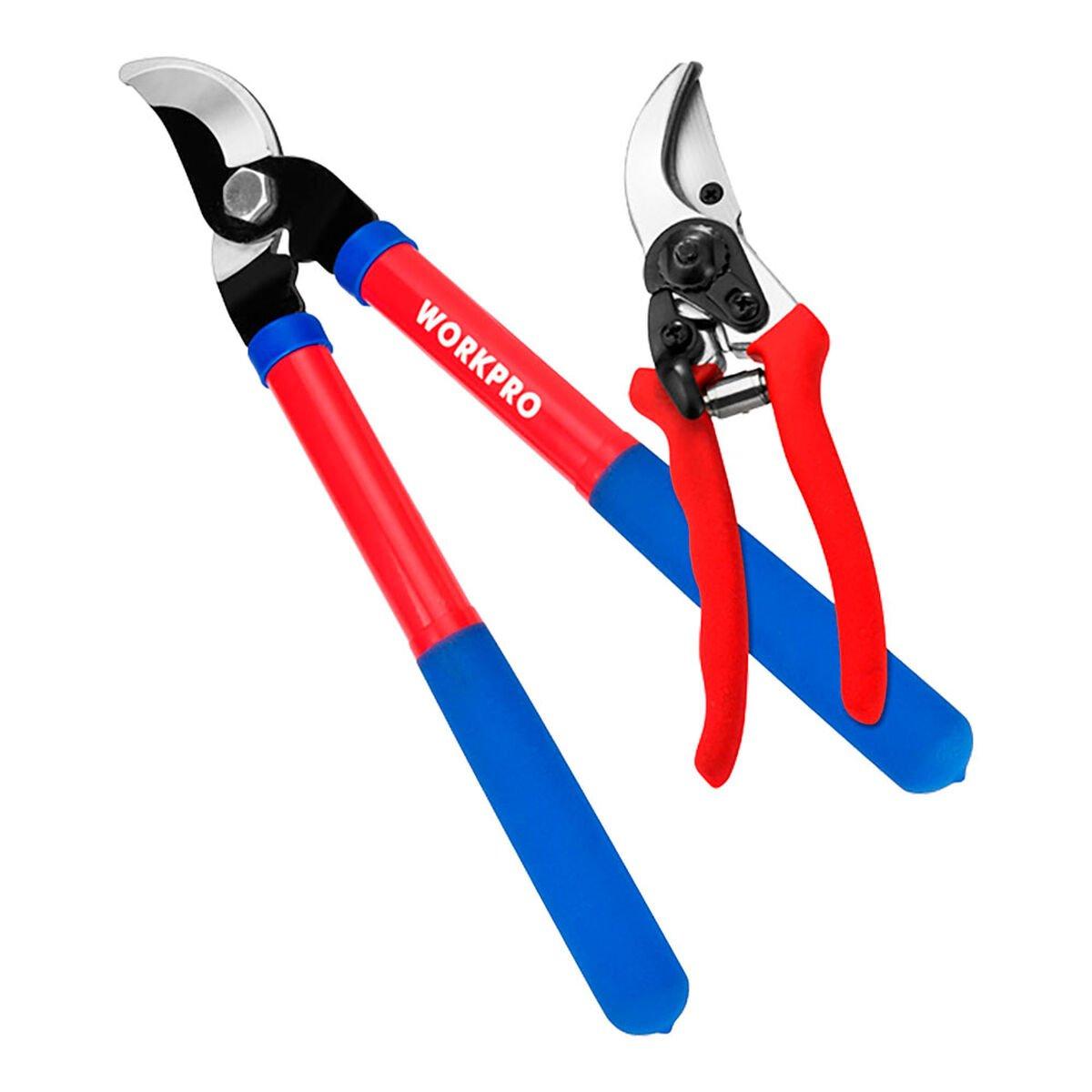 Tijeras de Poda Workpro 20 mm Bypass 16 mm 2 Piezas