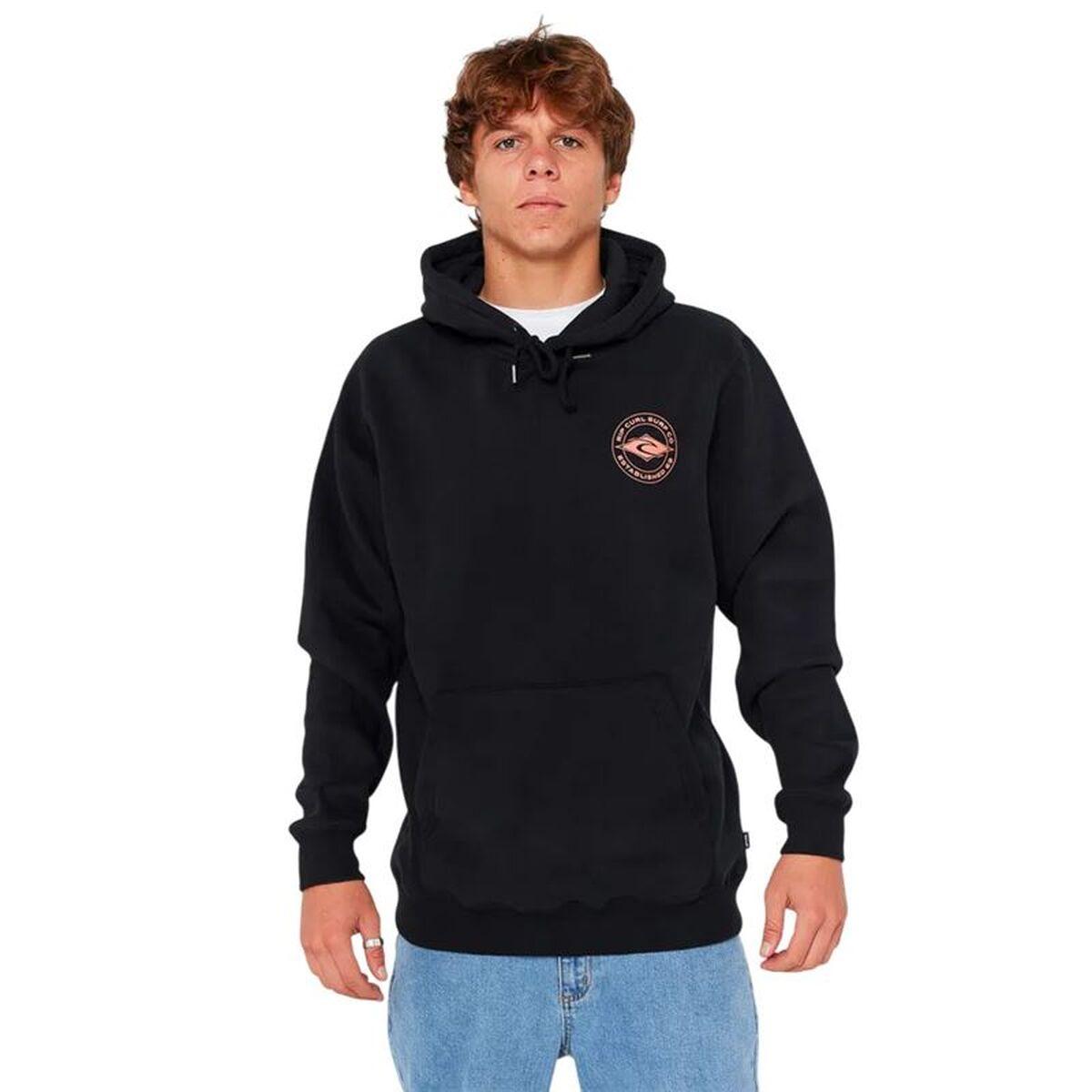 Sudadera con Capucha Hombre Rip Curl Staple Hood Negro