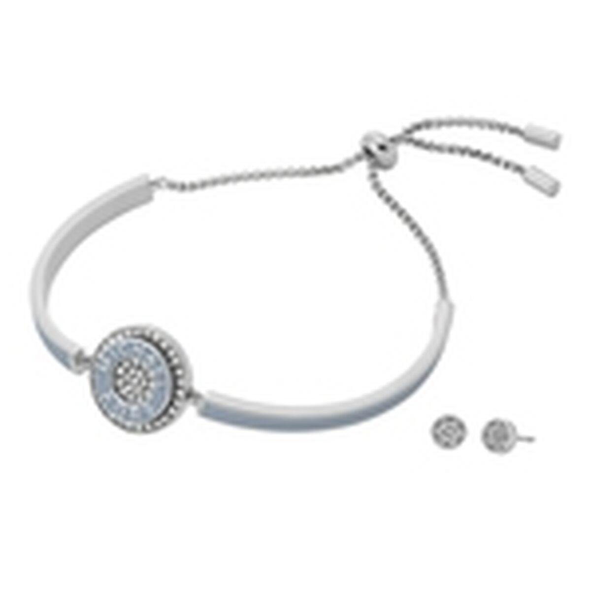Conjunto Pulsera y Pendientes Michael Kors Fashion Plateado