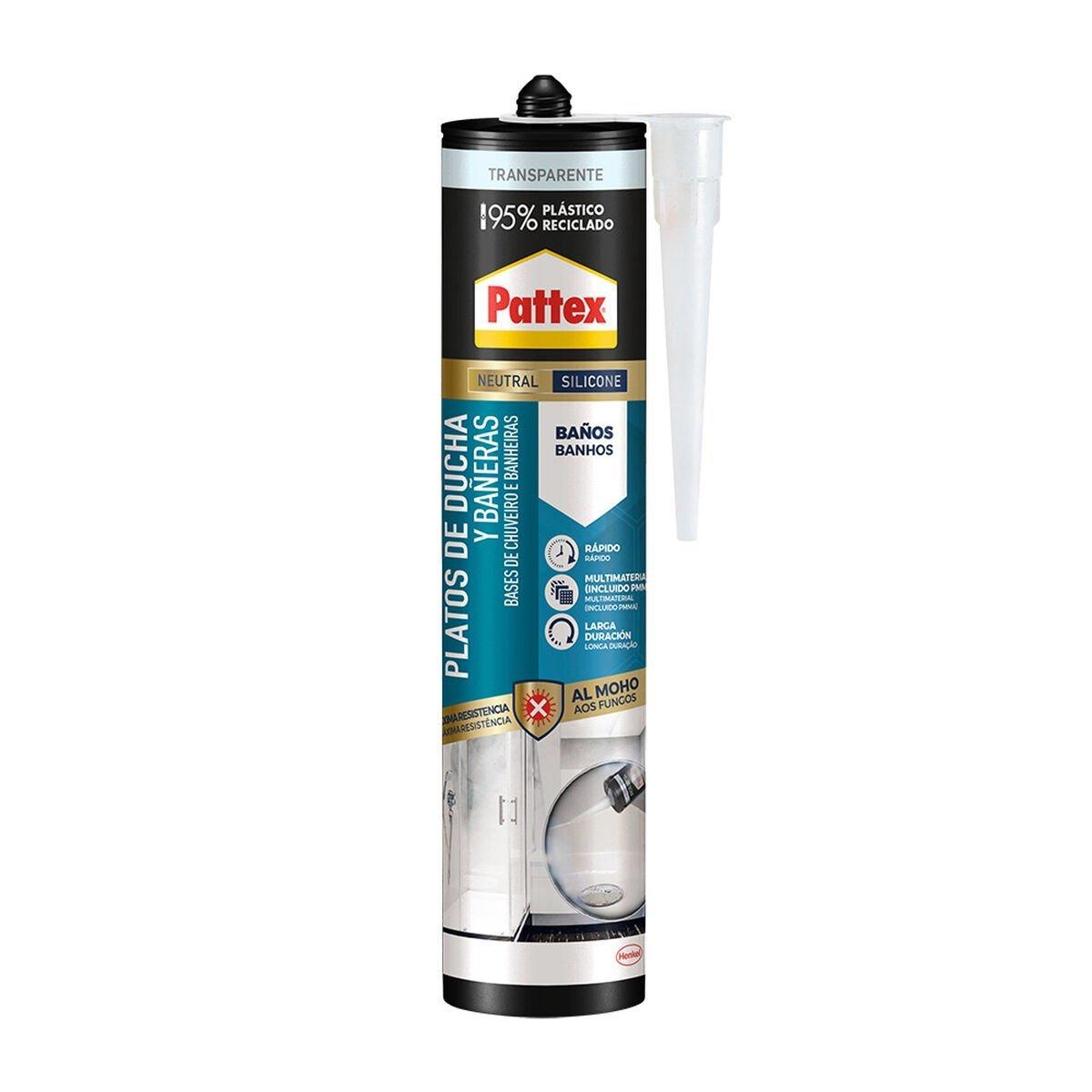 Silicona Pattex Transparente 280 ml Baños