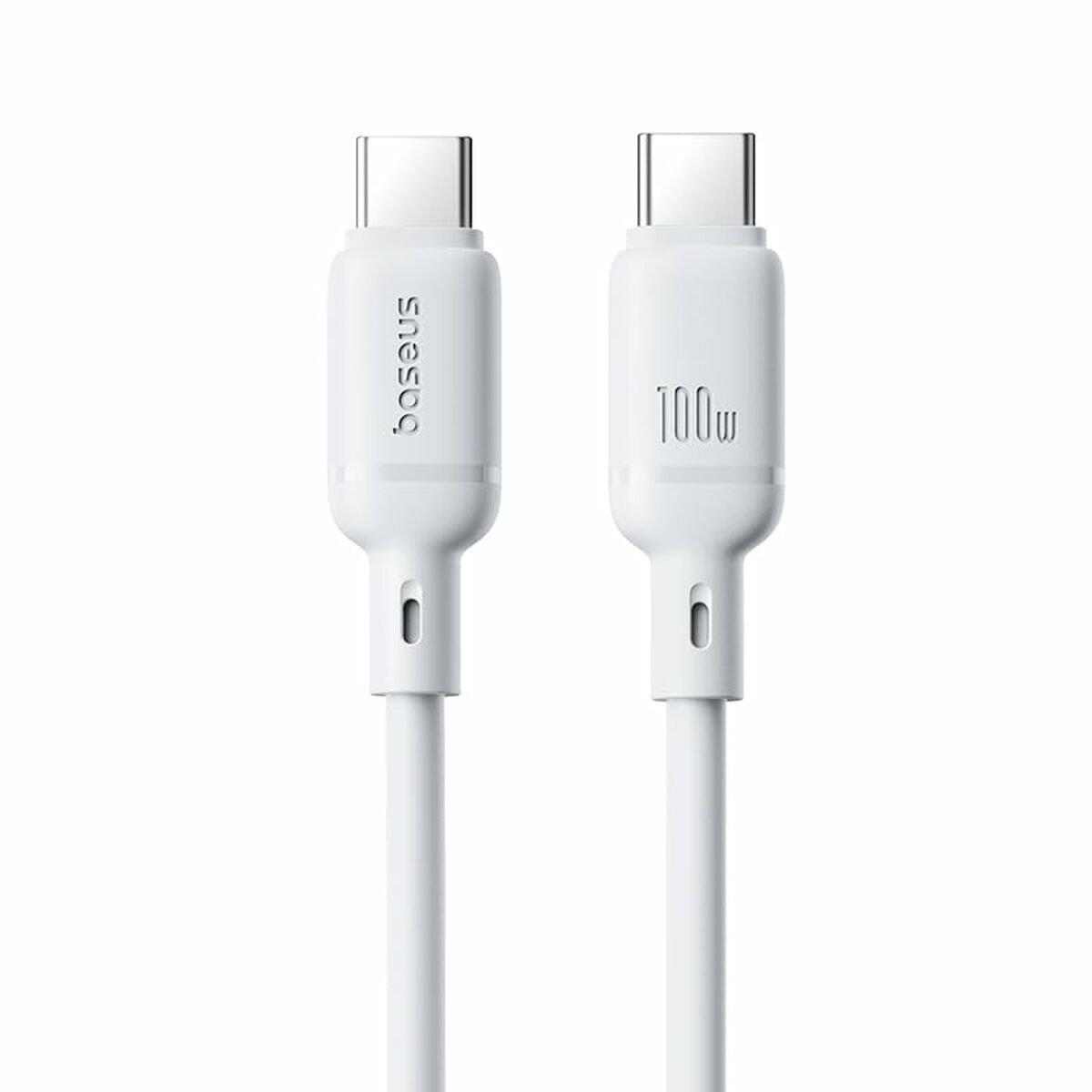 Cable USB-C a USB-C Baseus P10377704213-01 Blanco 2 m
