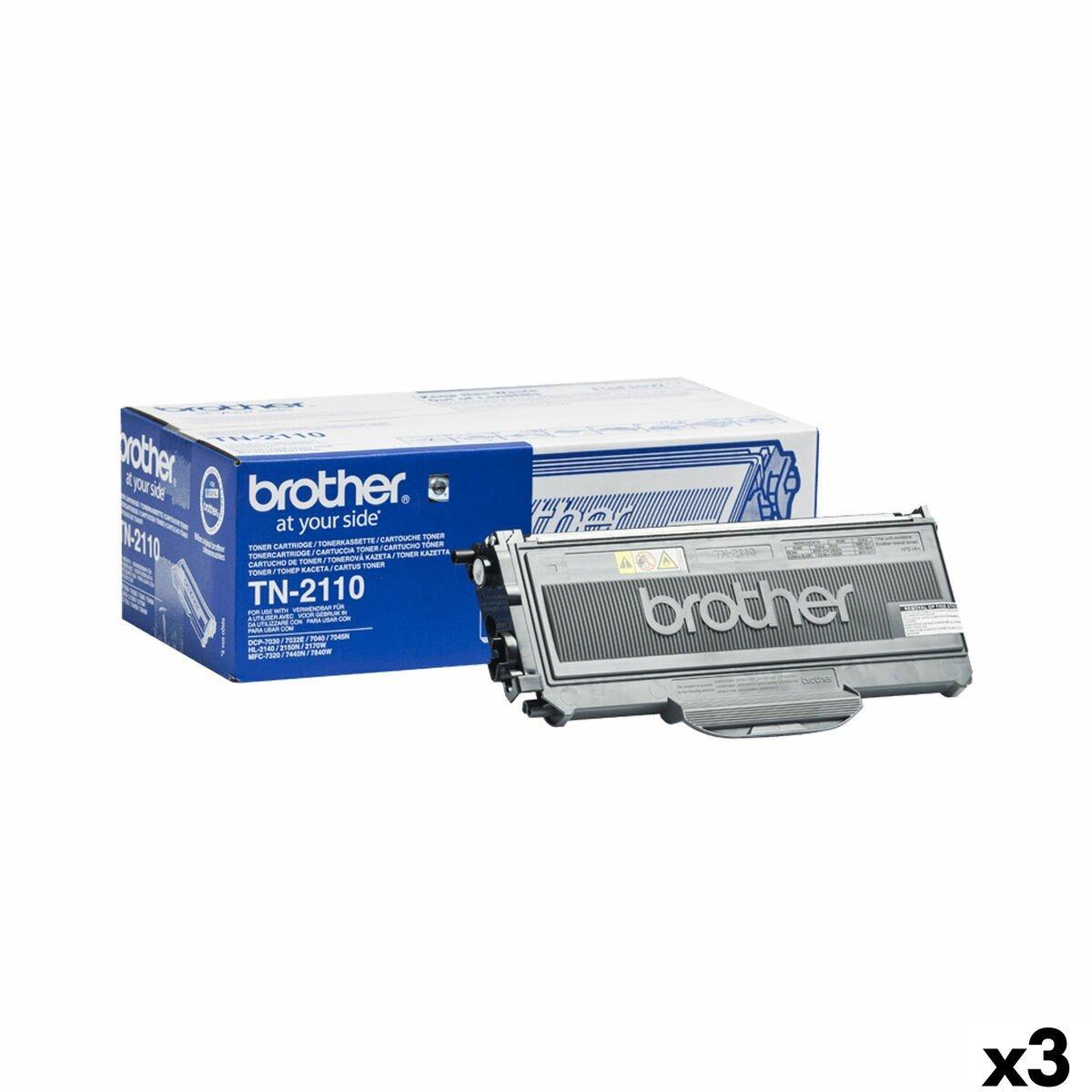 Tóner Brother TN-2110 Negro (3 Unidades)