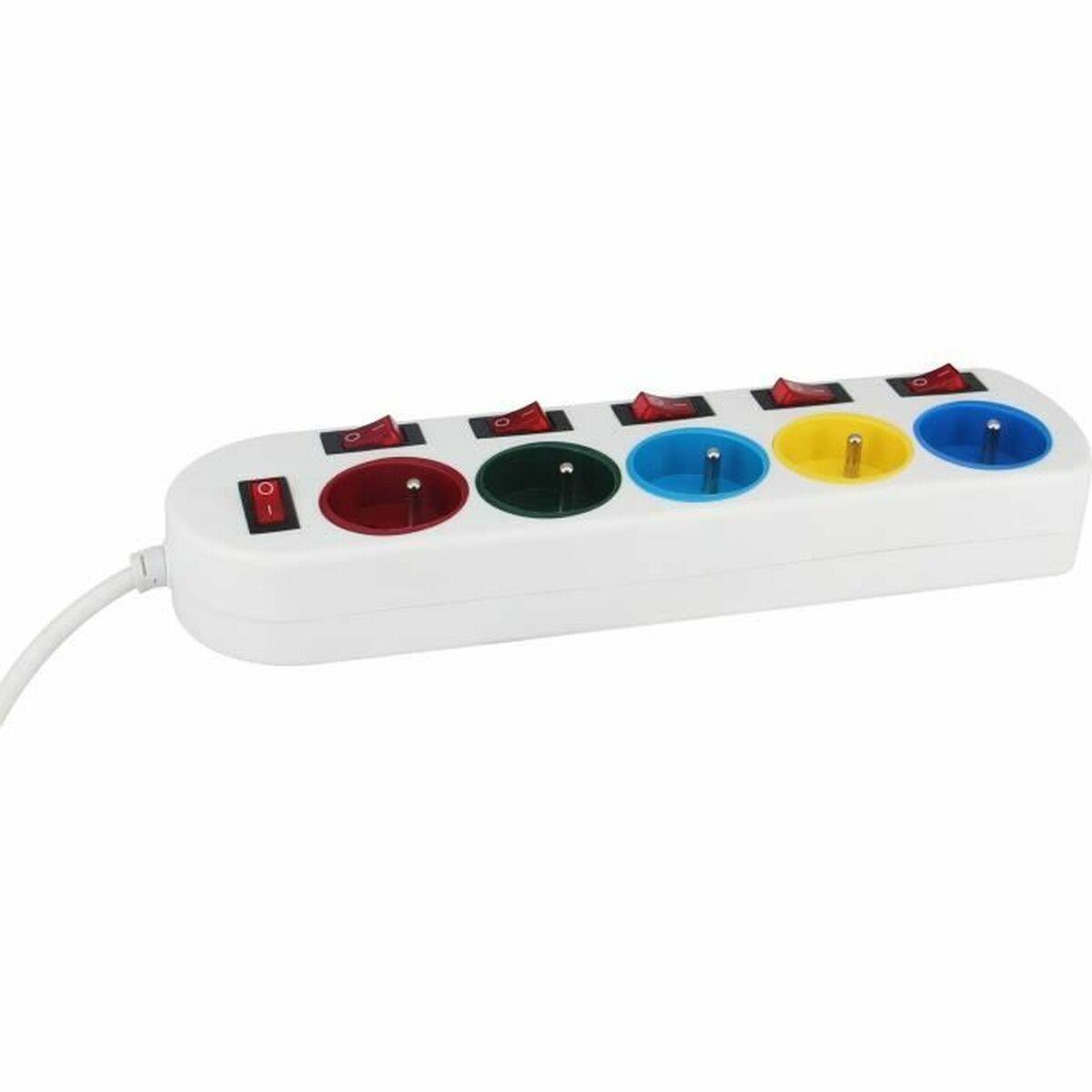 Regleta Enchufes 5 Tomas con Interruptor GAO 3680 W