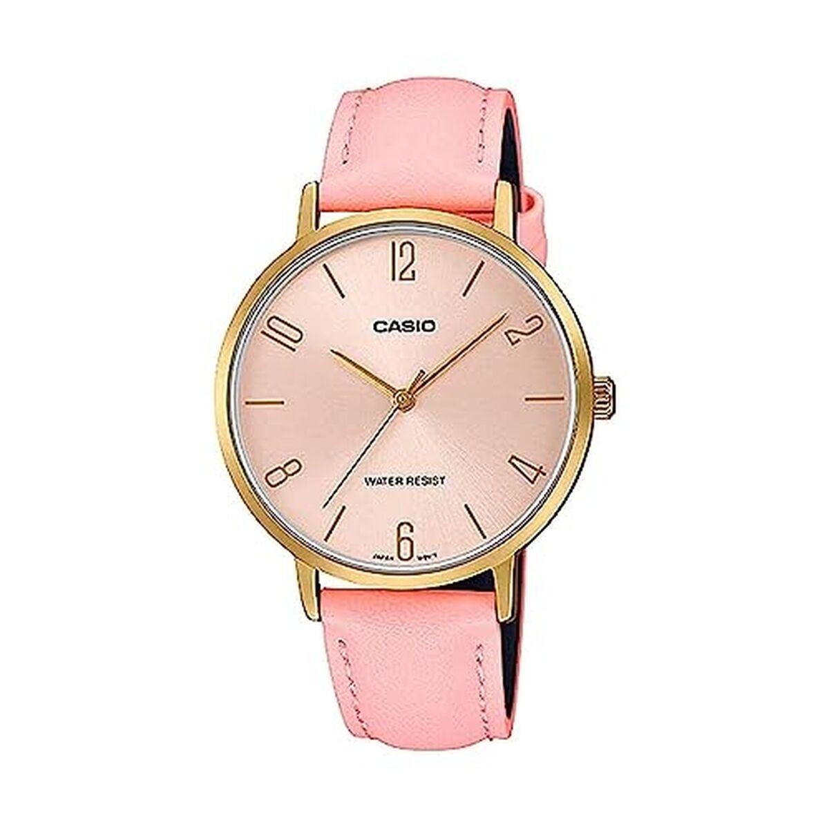 Reloj Mujer Casio MINIMAL GOLD, LEATHER - PINK (Ø 34 mm)