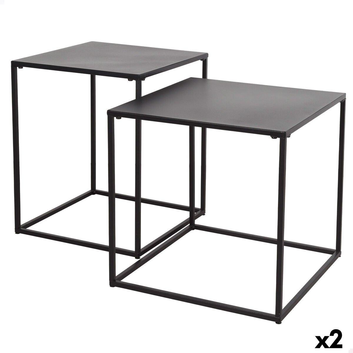 Juego de 2 mesas Max Home 38 x 37 x 38 cm (2 Unidades)