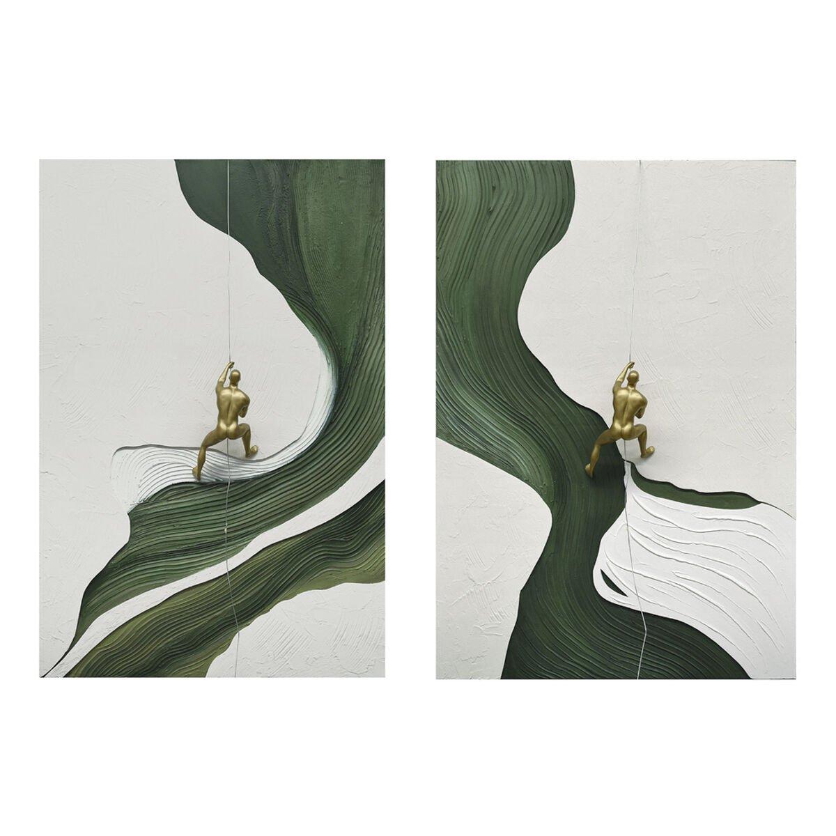 Lienzo Home ESPRIT Resina Lienzo 80 x 3,5 x 120 cm