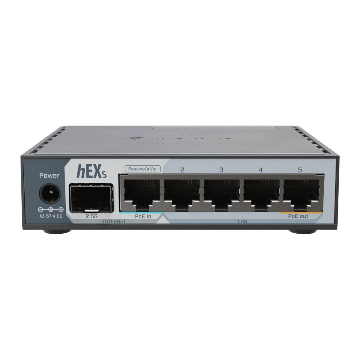 Router Mikrotik E60IUGS Negro USB RJ45 Ethernet LAN PoE x 1 USB 3.2 USB x 1
