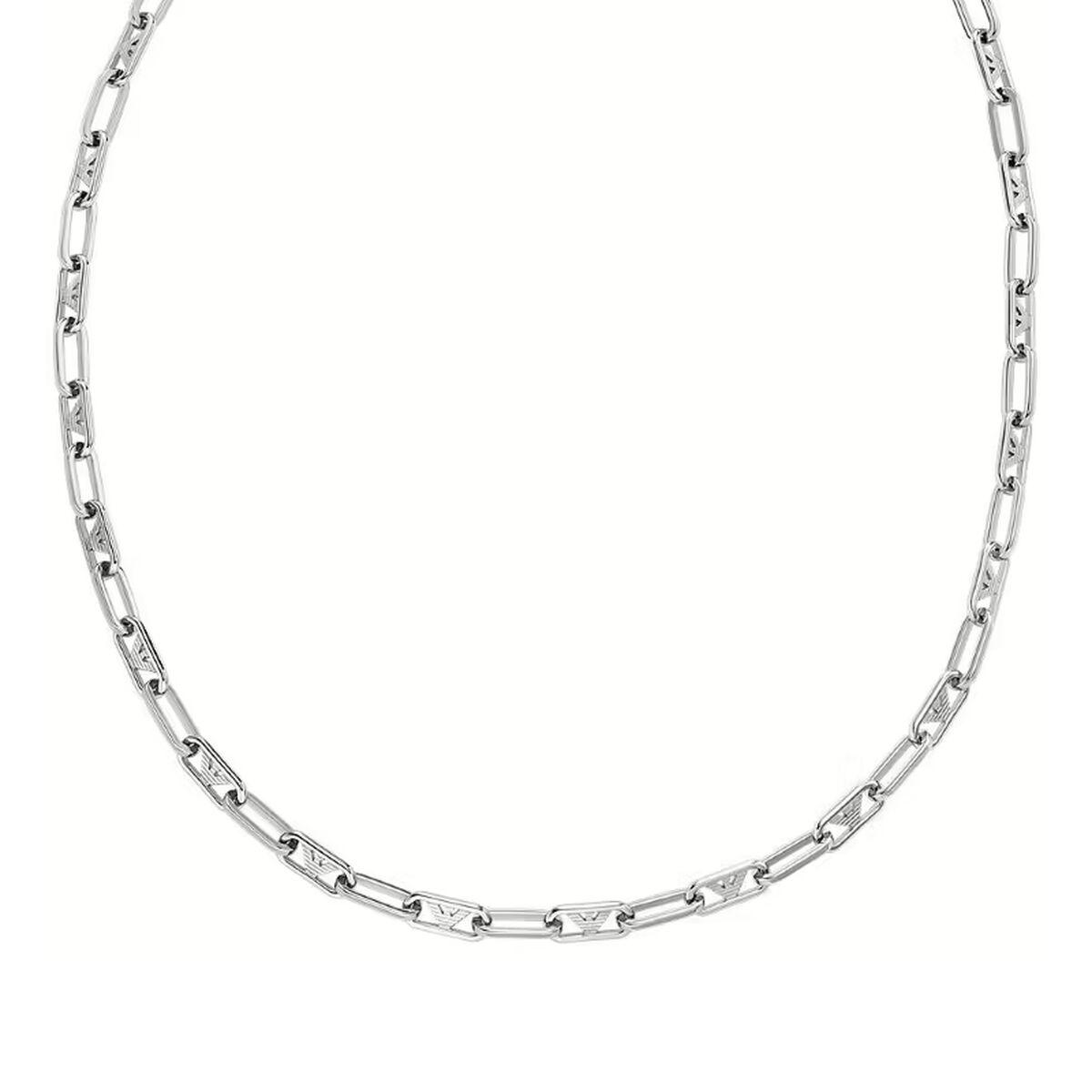 Collar Hombre Emporio Armani EGS3248040 Plateado