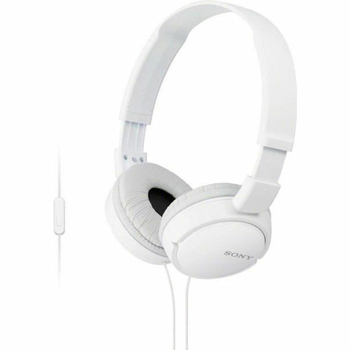 Auriculares con Micrófono Sony MDR-ZX110AP Blanco