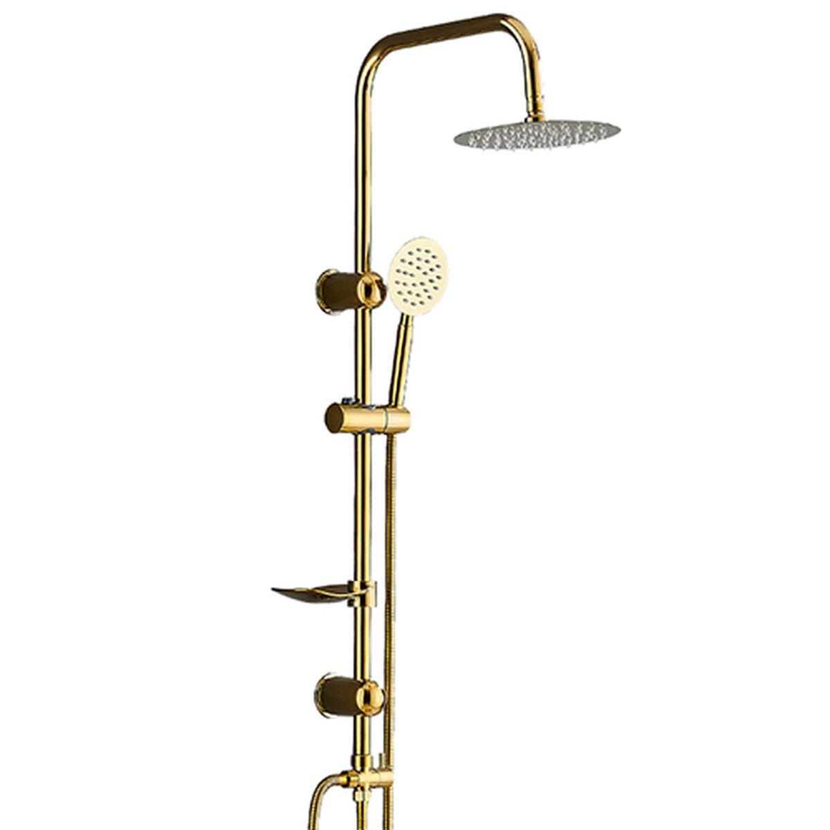 Columna de Ducha Fontastock Dorado Acero Inoxidable ABS Cromado