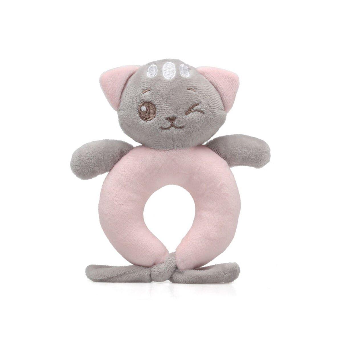 Sonajero Gato 16 cm Rosa