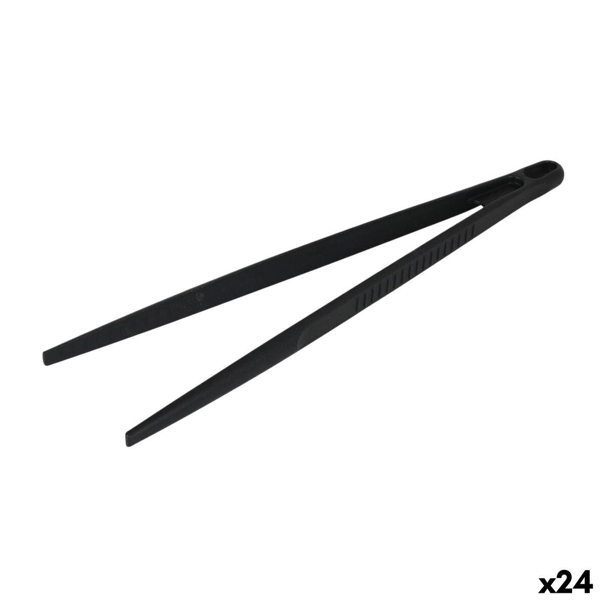 Pinzas de Cocina Quttin Quttin Negro Nailon (24 Unidades)