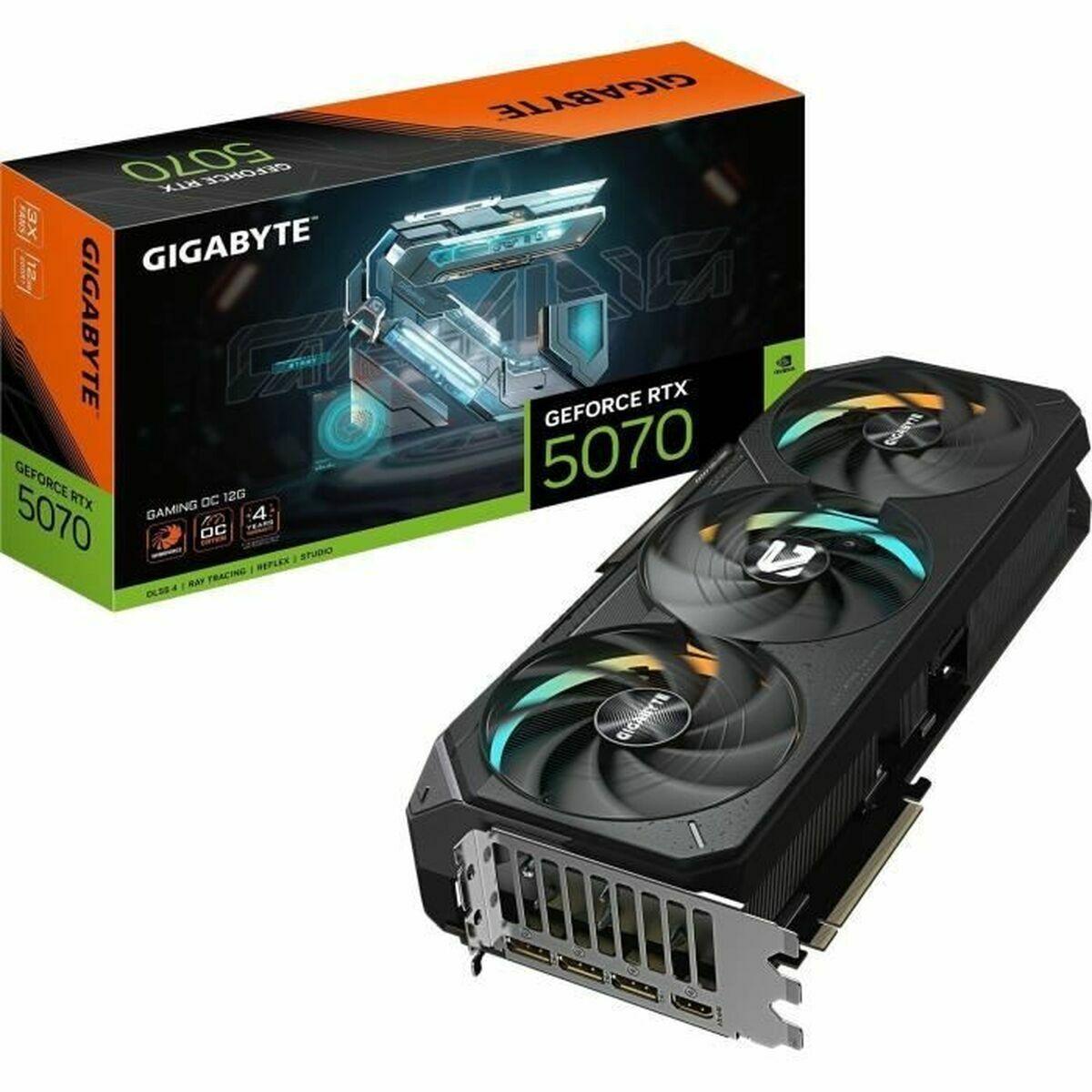 Tarjeta Gráfica Gigabyte GeForce RTX 5070 Ti GAMING OC 16G nvidia geforce rtx 5070 ti 16 GB GDDR7