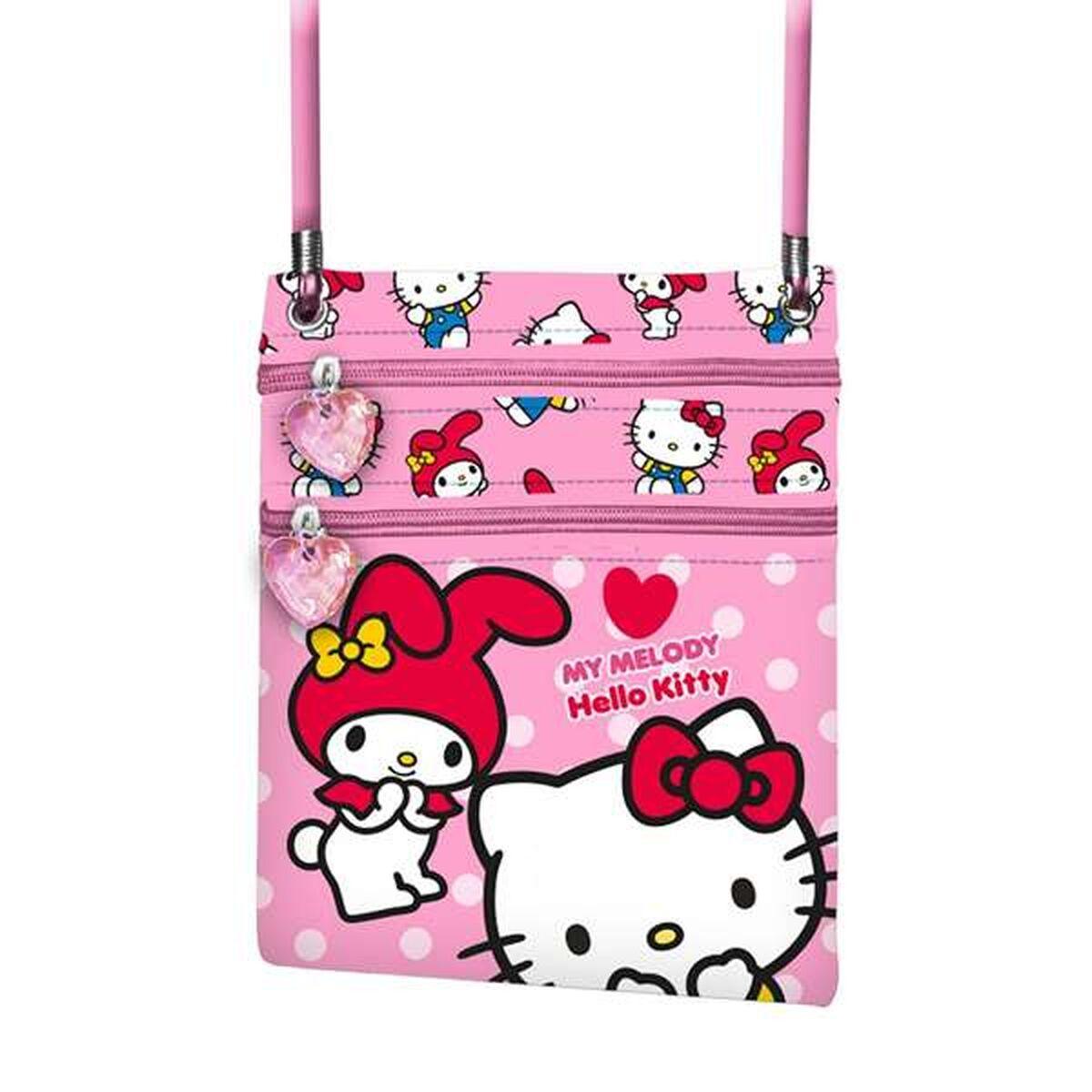 Bolso Bandolera Hello Kitty Rosa 17 x 15 x 4 cm