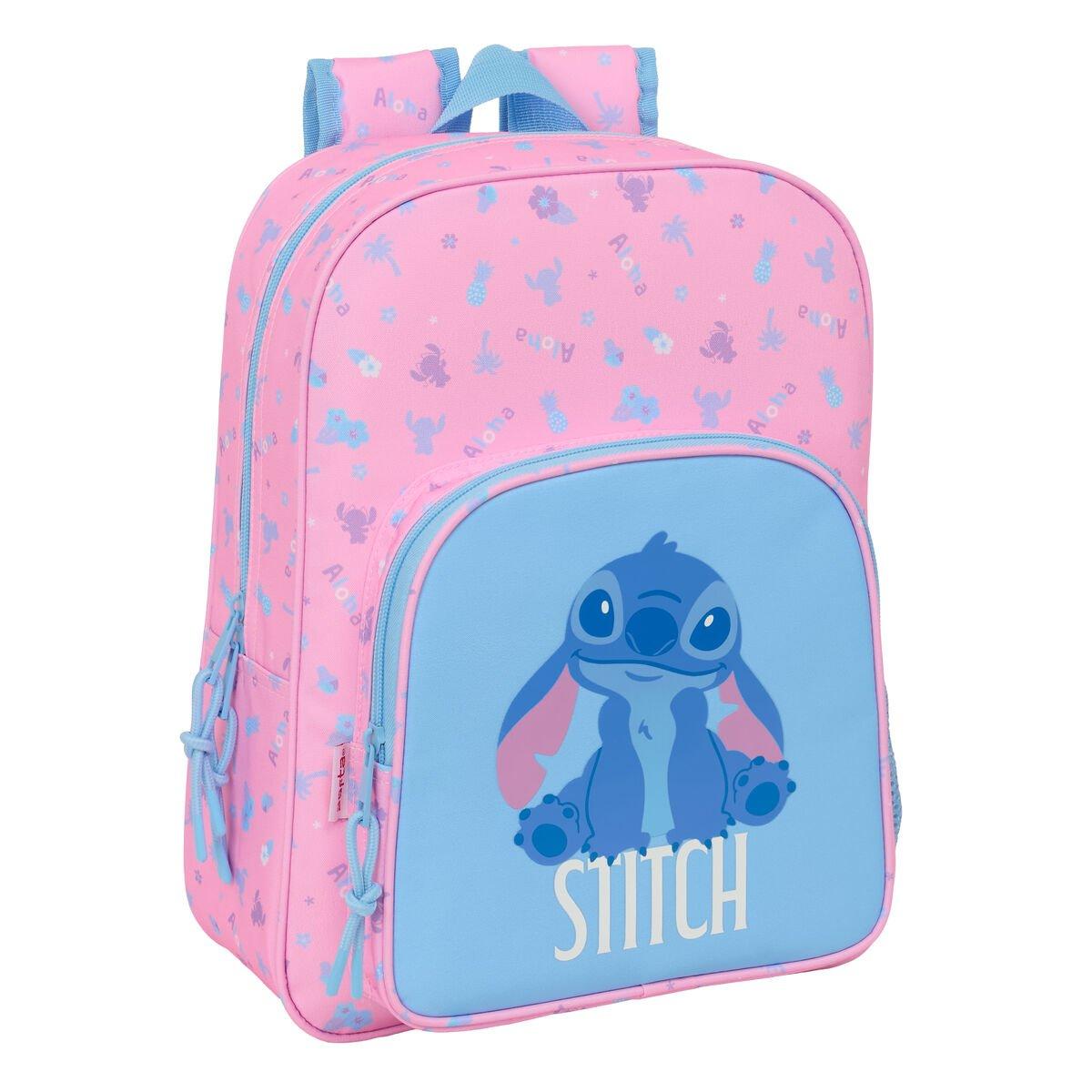 Mochila Escolar Lilo & Stitch Bright Rosa 26 x 34 x 11 cm