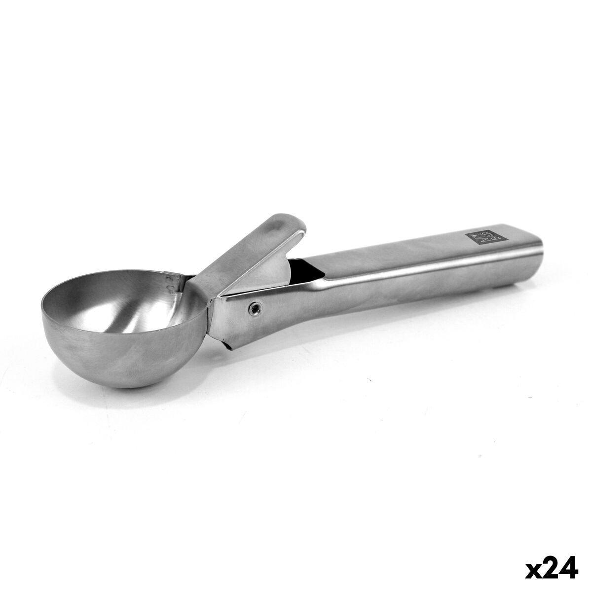 Cuchara para Helado My Bar Plateado Acero Inoxidable 19 x 5,7 cm (24 Unidades)